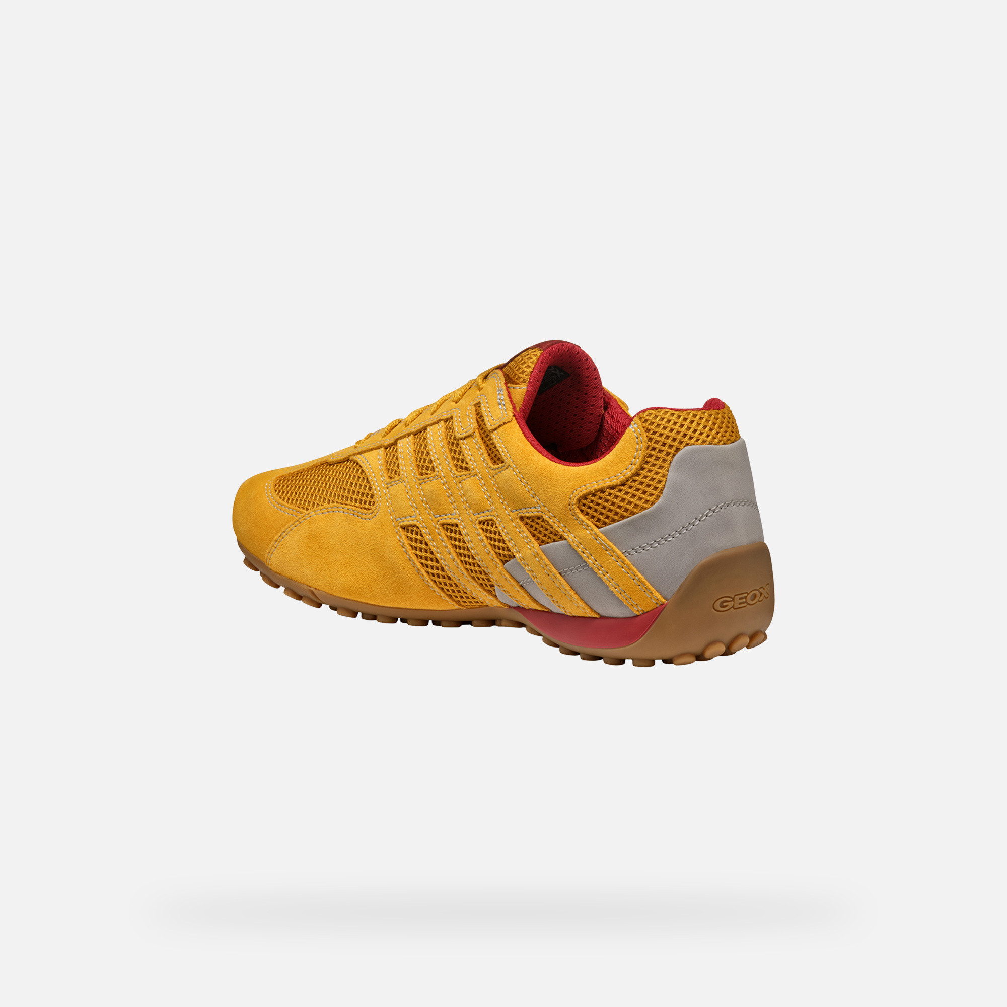 Yellow men's sneakers Geox Snake Original - Men's