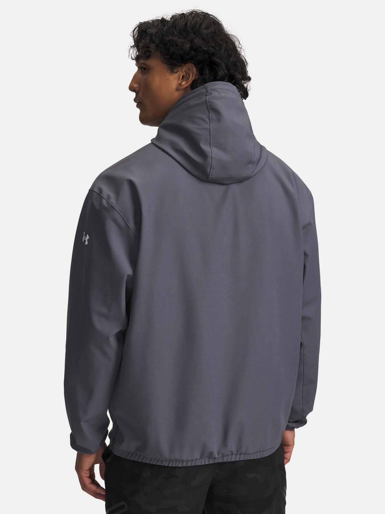 Men's Under Armour UA Unstoppable Wvn Hoodie-GRY - Men's