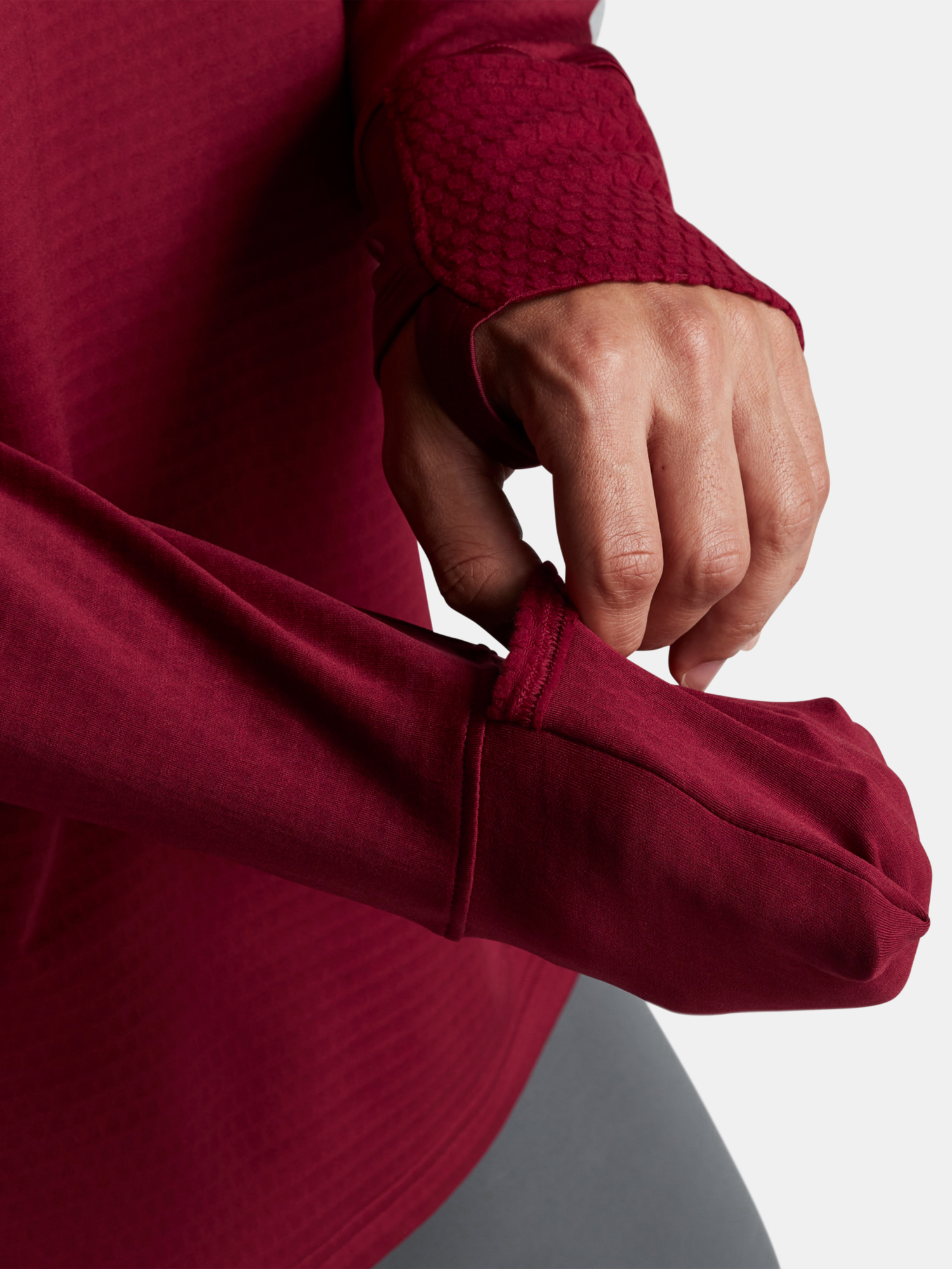 Men's sweatshirt Under Armour UA LAUNCH ELITE CW HOODY-RED - Men's