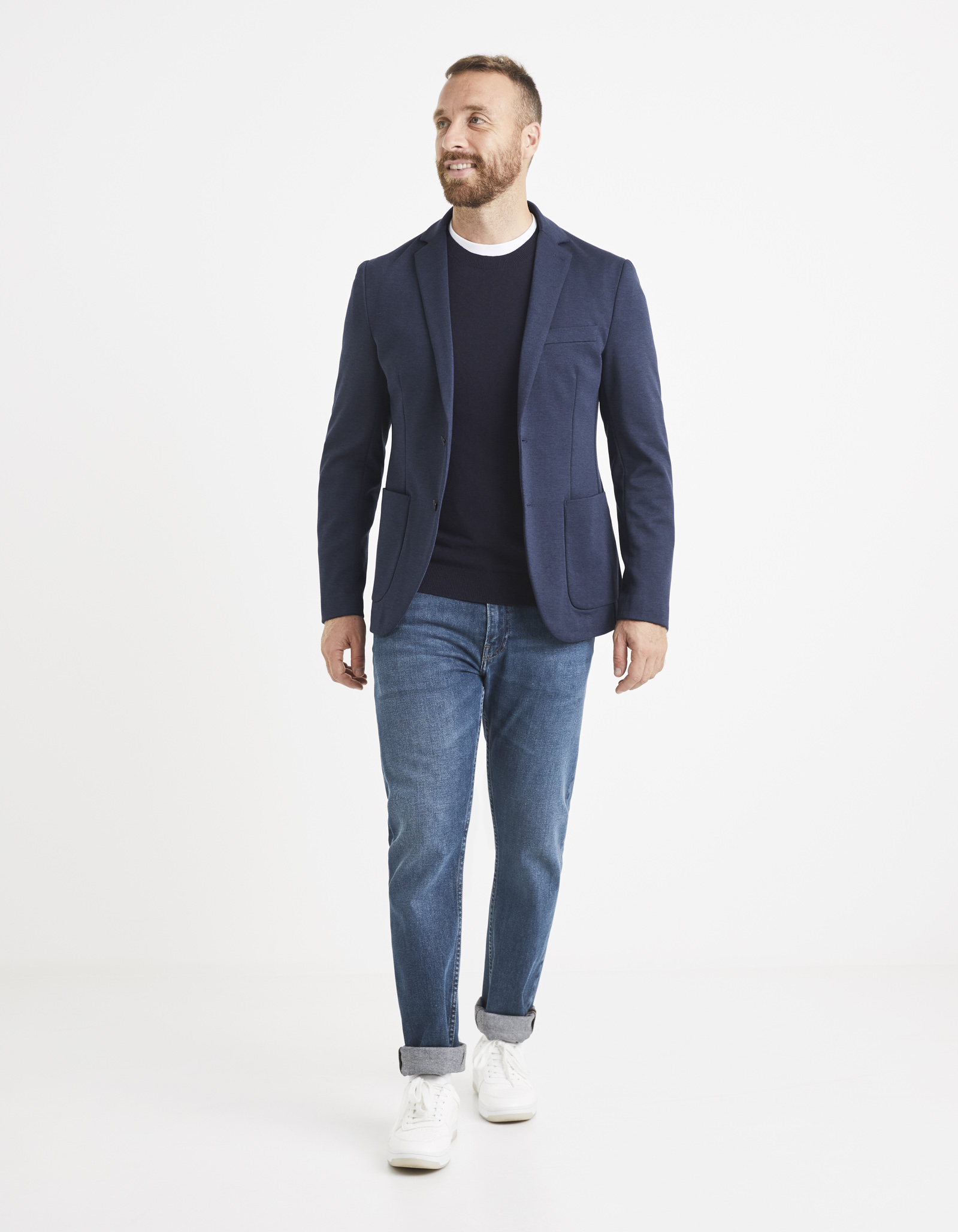 Pulovere pentru barbati Celio - albastru