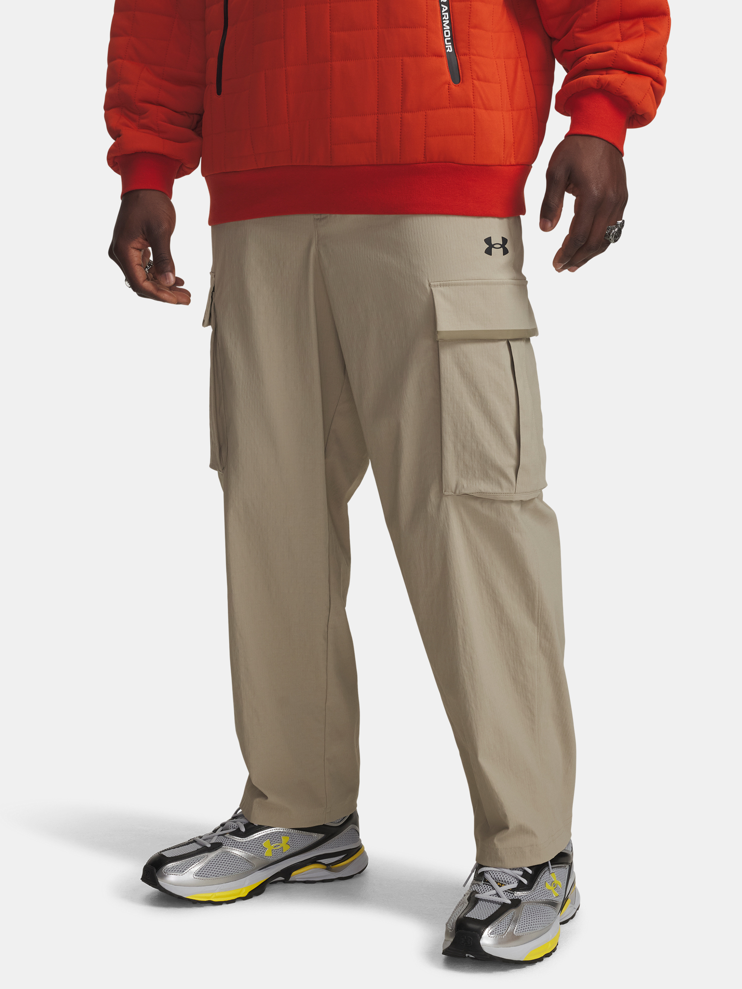 Men&#039;s sports pants Under Armour UA UNSTPBLE TXTR WOVEN CARGO-BRN - Men&#039;s