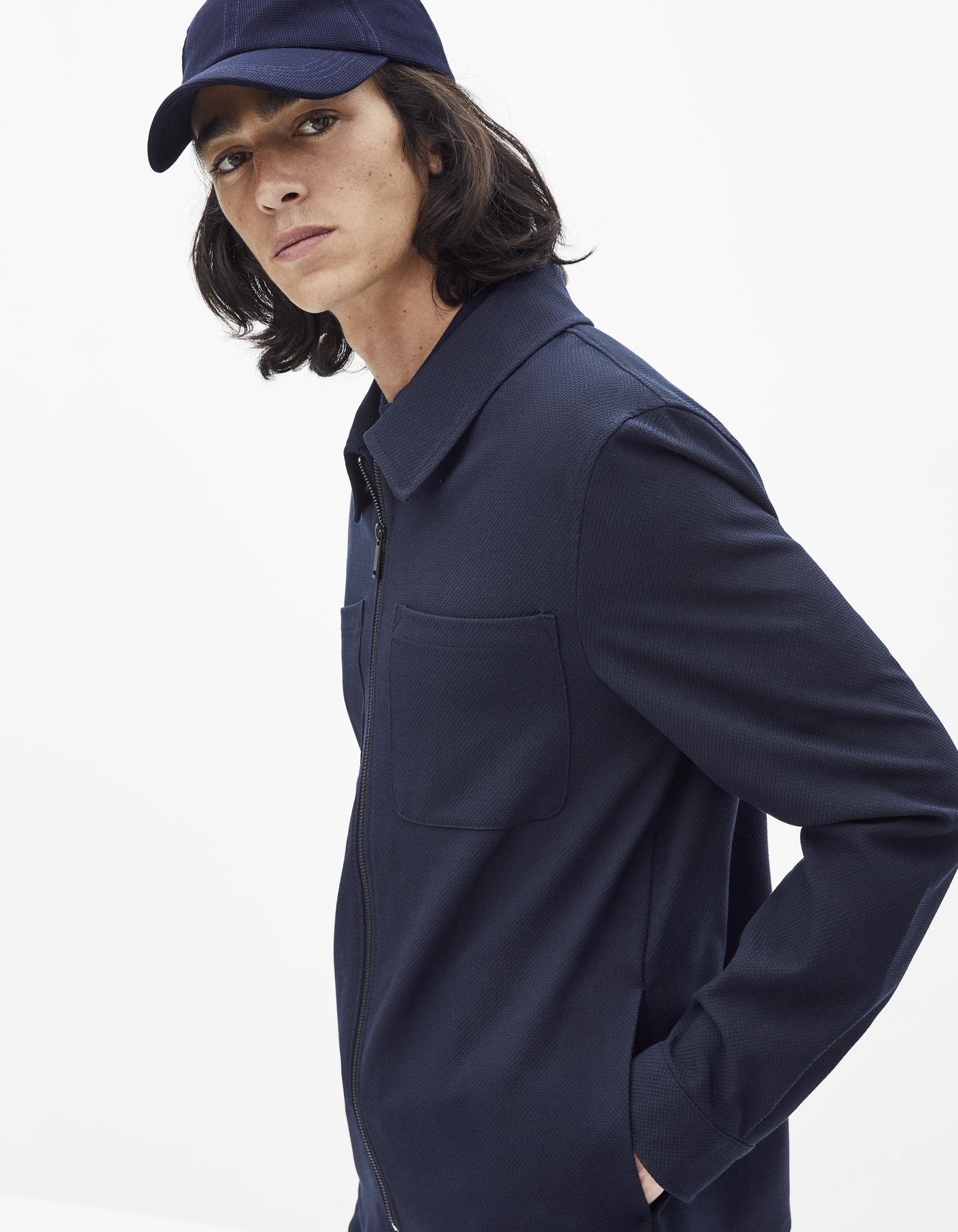 Jachete subtire pentru barbati Celio - albastru