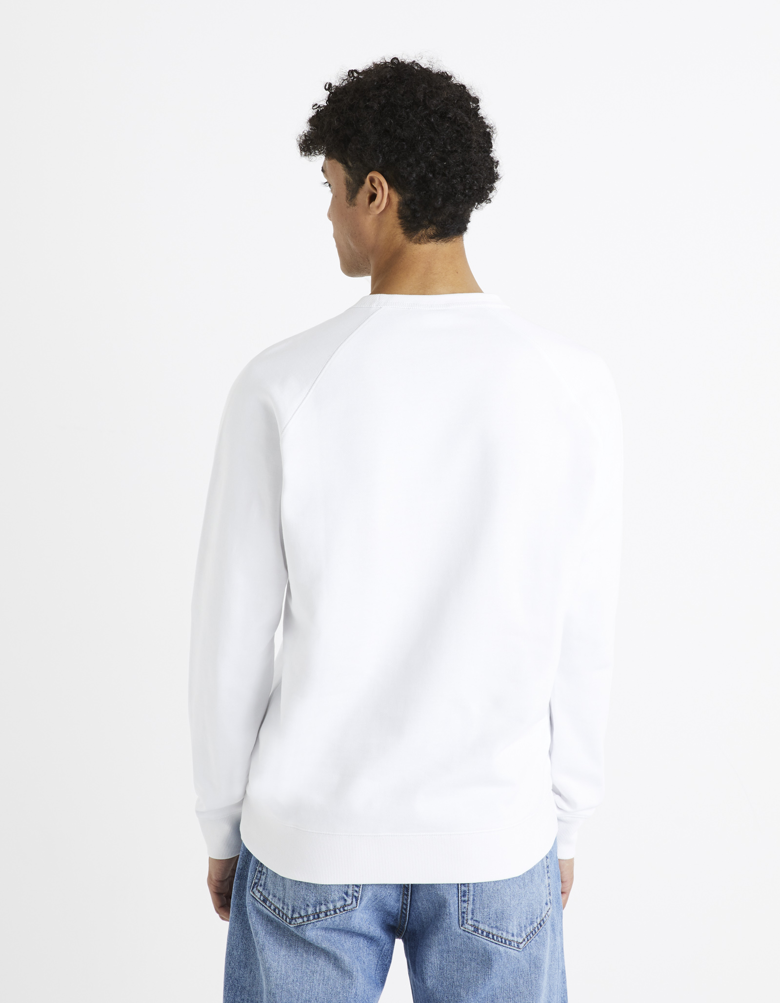 Pulovere si hanorace pentru barbati Celio - alb