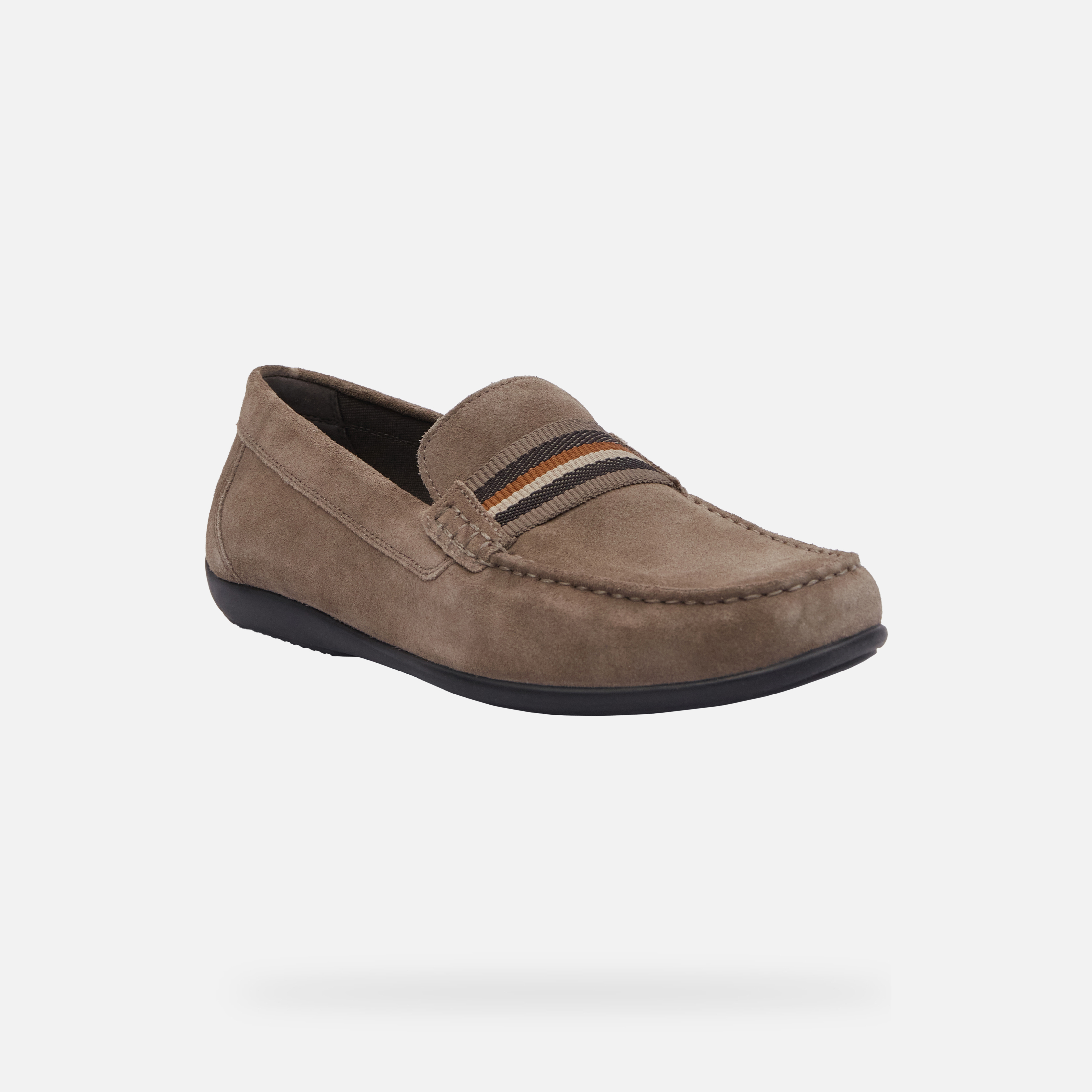 Beige men's moccasins Geox Ascanio - Men's