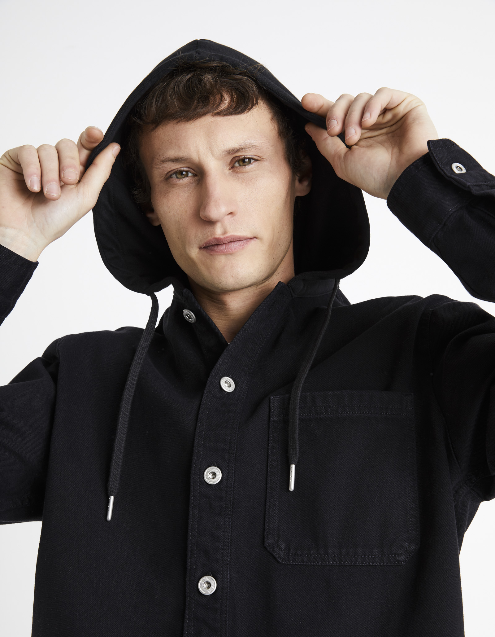 Jachete subtire pentru barbati Celio - negru