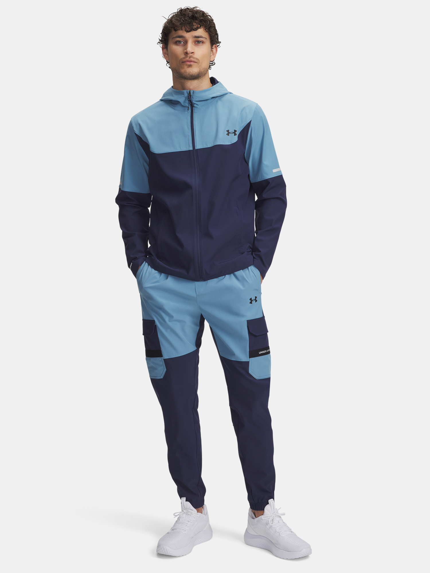 Men's Sports Pants Under Armour UA Tech Utility Woven Pant-BLU - Men's