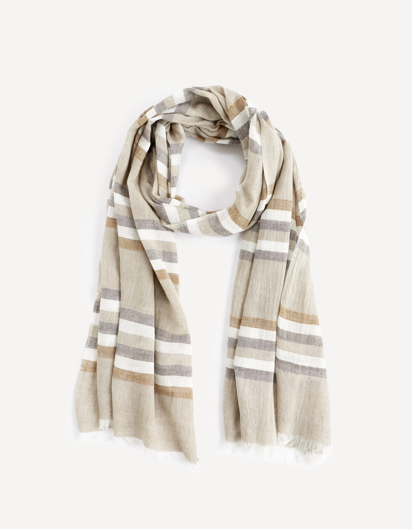 Celio Striped Scarf Discarstri - Men