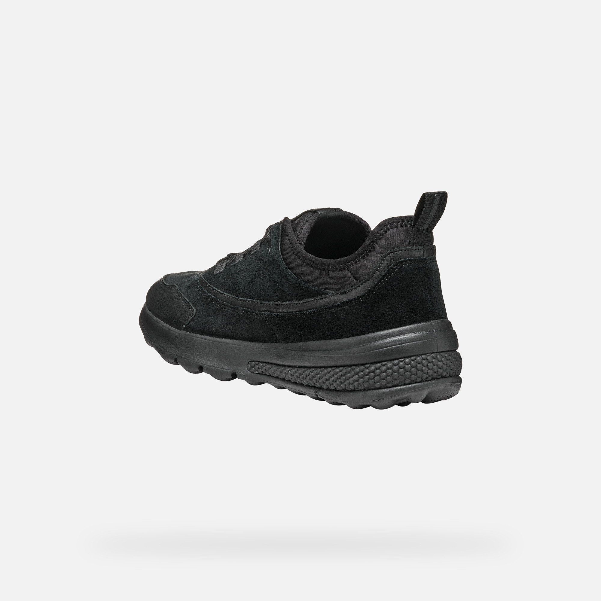 Black Men's Geox Spherica Actif Sneakers - Men's