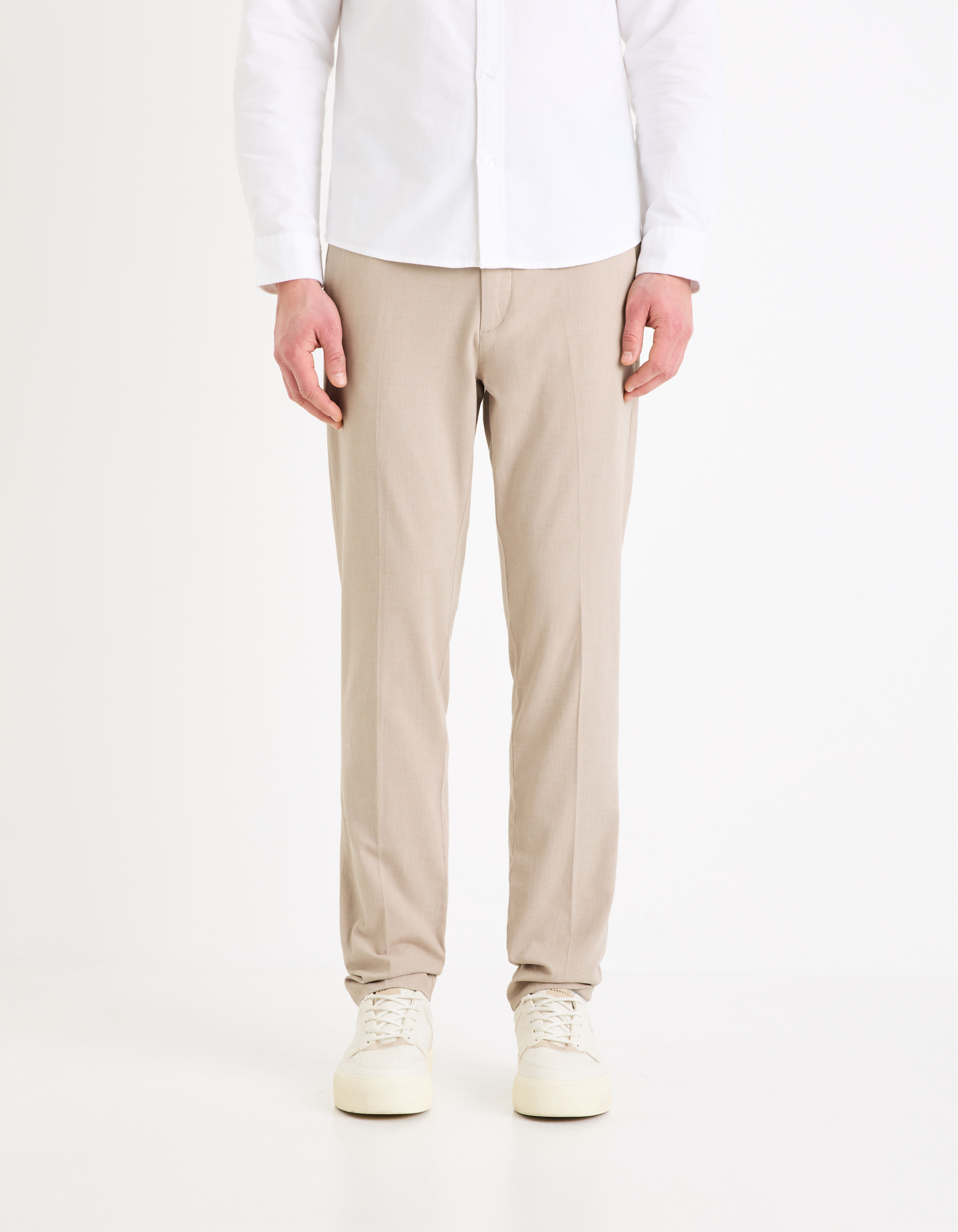 Pantaloni chino pentru barbati Celio - bej