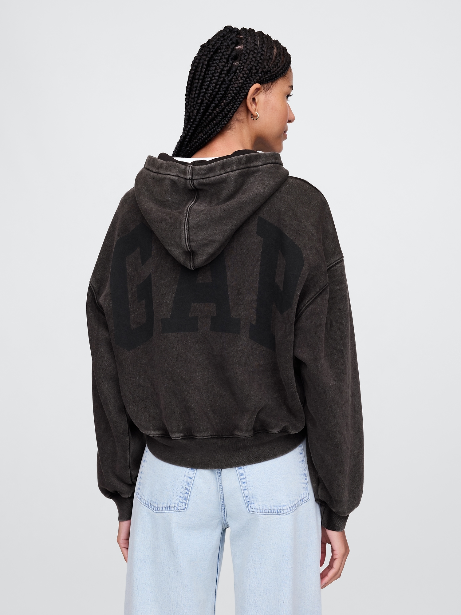 GAP Hoodie Logo Cropped - Women's