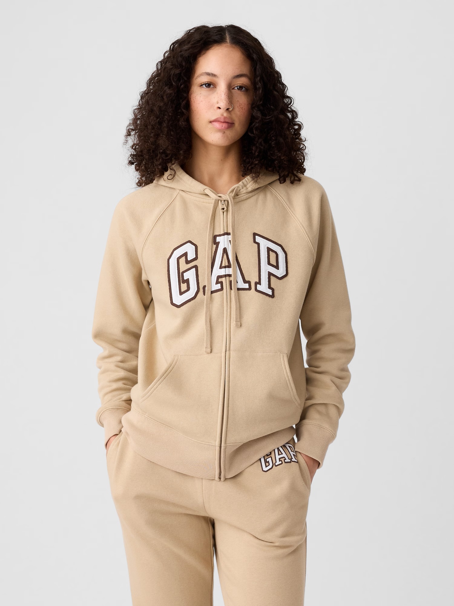 GAP Logo And Fleece Sweatshirt - Women