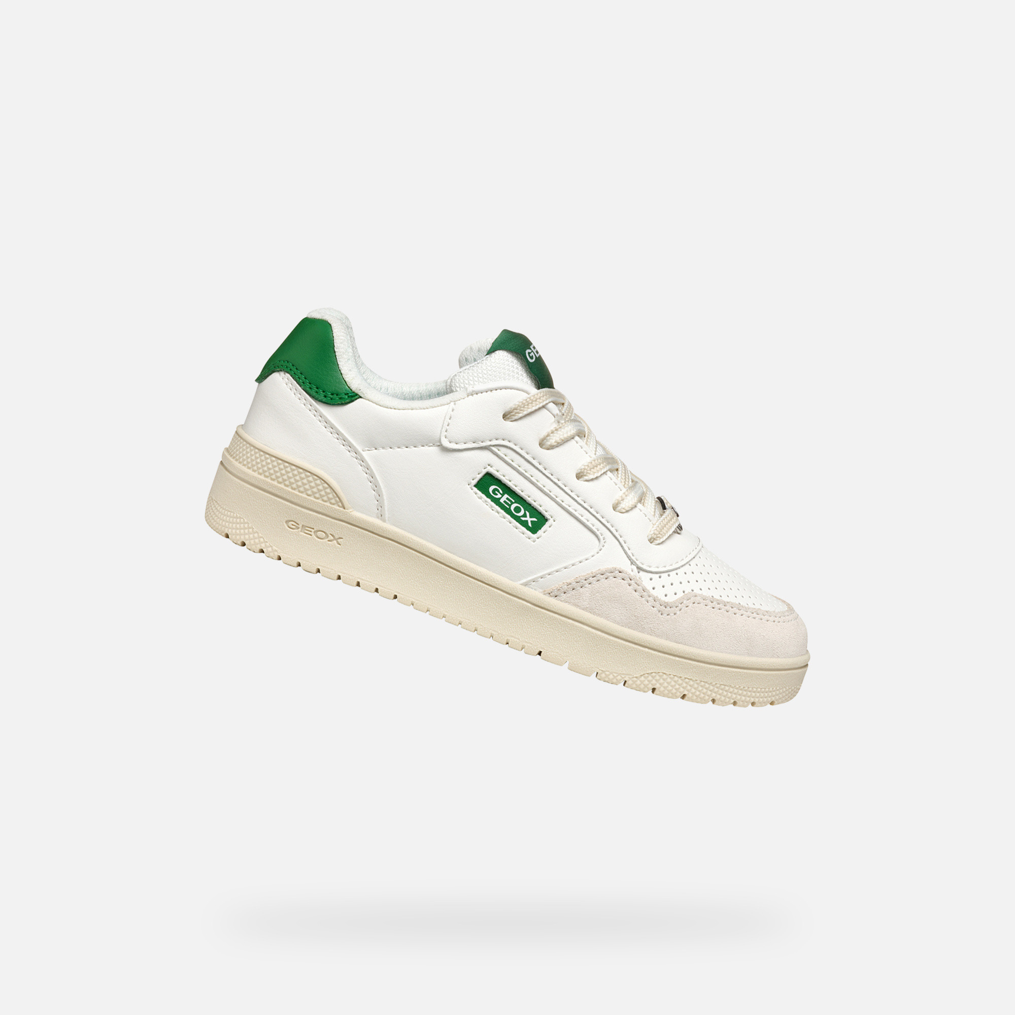 White boys sneakers Geox Washiba - Boys
