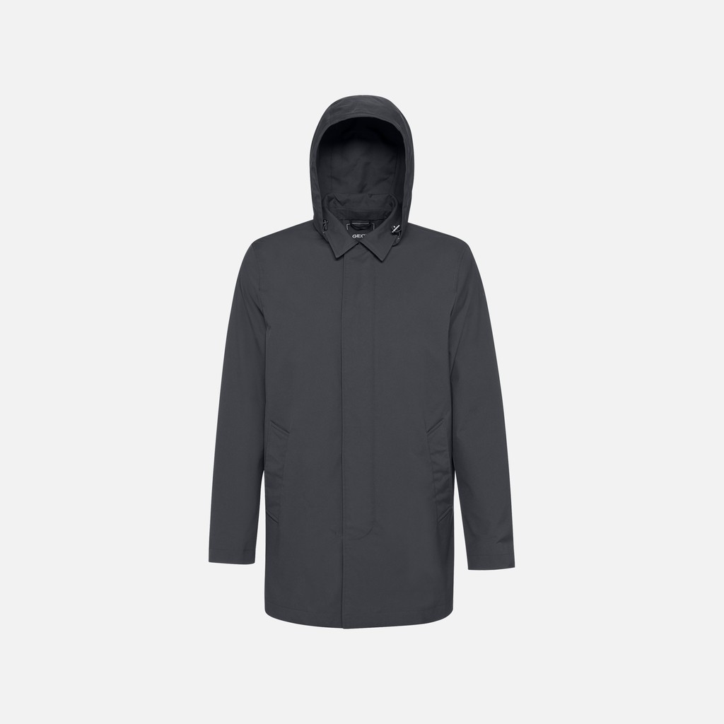 Grey Men's Parka Geox Jacopo - Men's