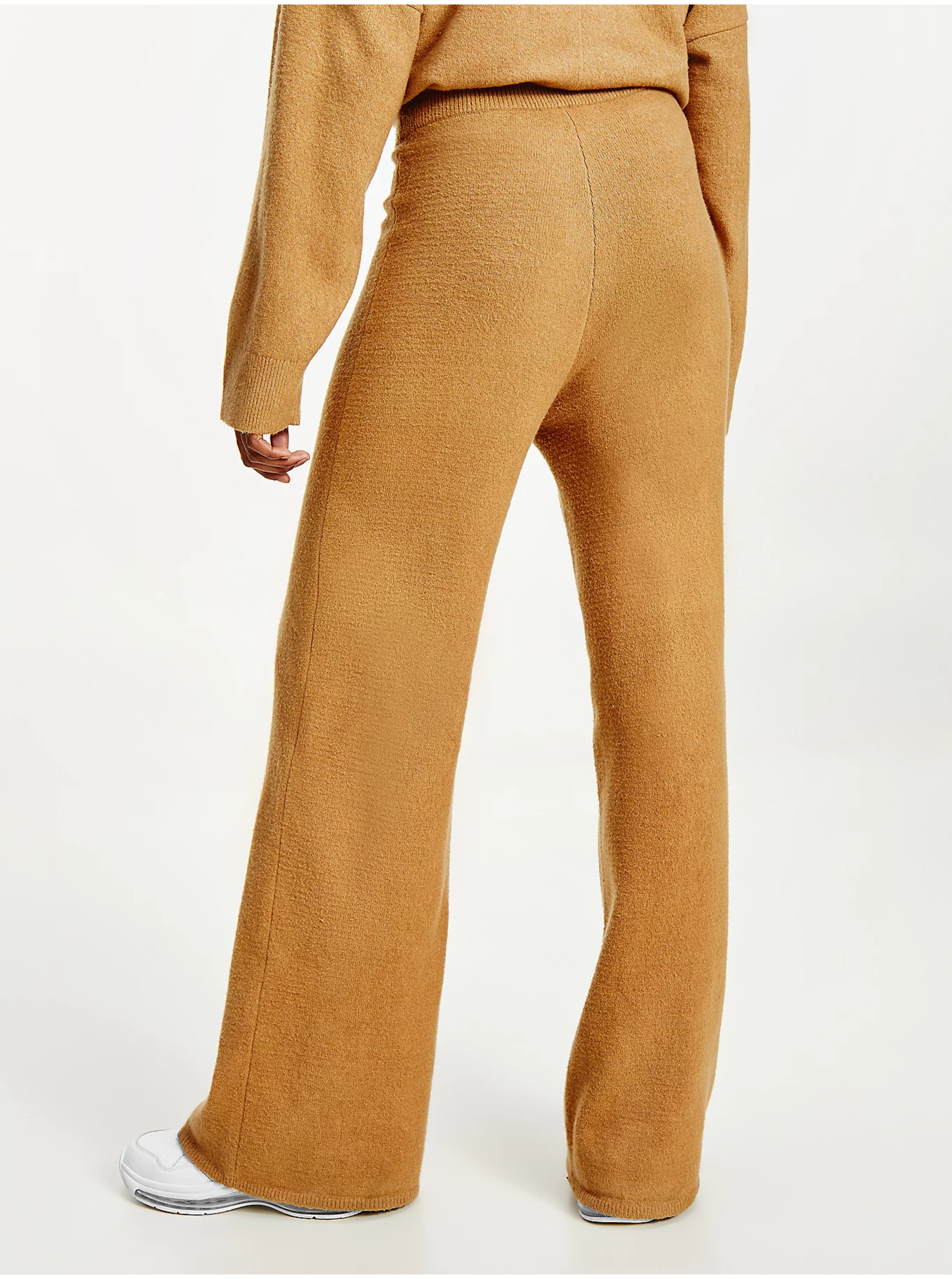 Pantaloni sport pentru femei Tommy Hilfiger - maro