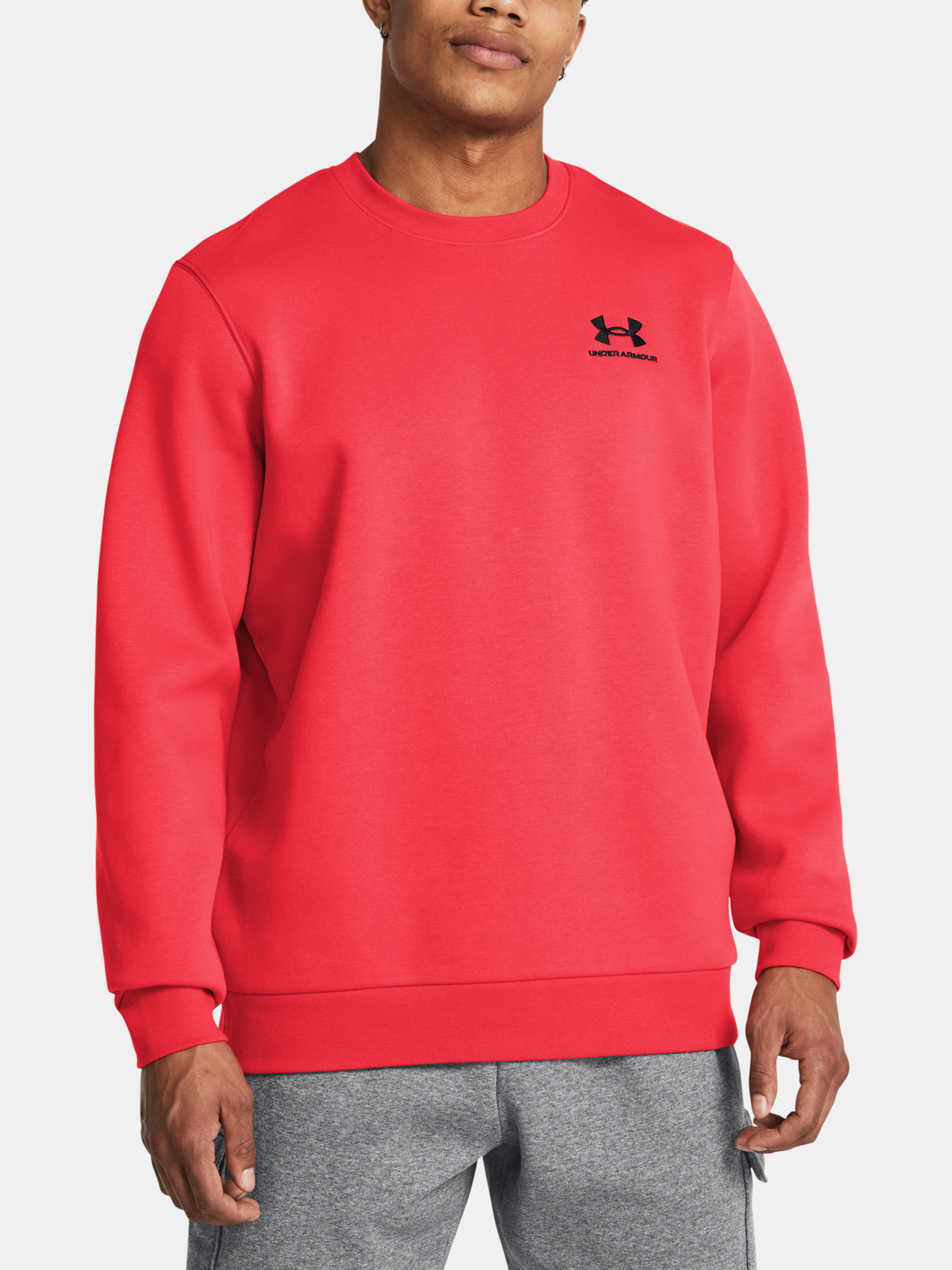 Men&#039;s sweatshirt Under Armour UA Icon Fleece Crew-RED - Men&#039;s