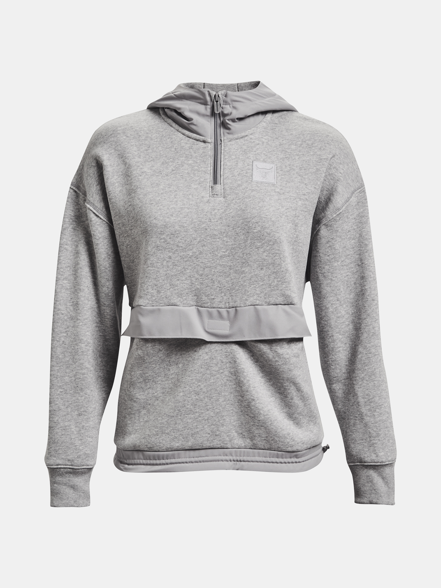 Under Armour Sweatshirt UA Prjct Rock Fleece 1/4 Zip-GRY - Women's