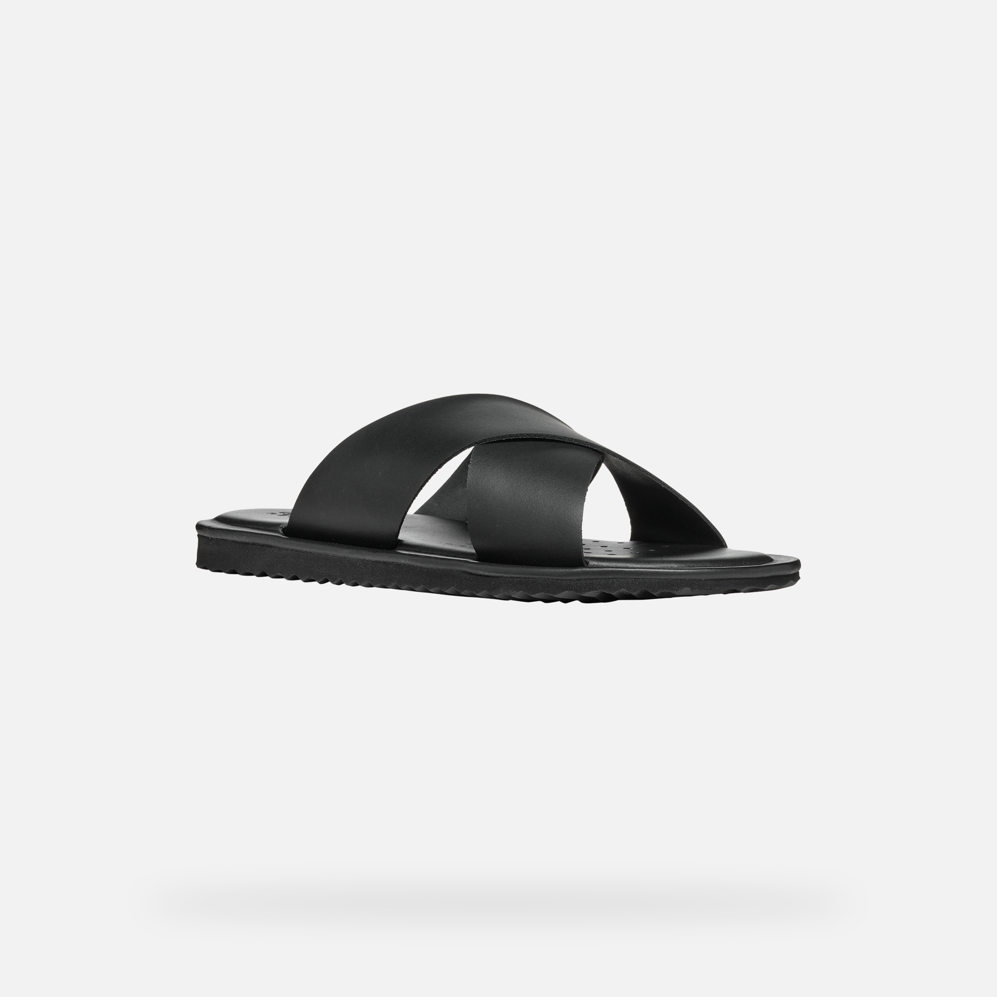 Black men&#039;s slippers Geox Erice - Men&#039;s