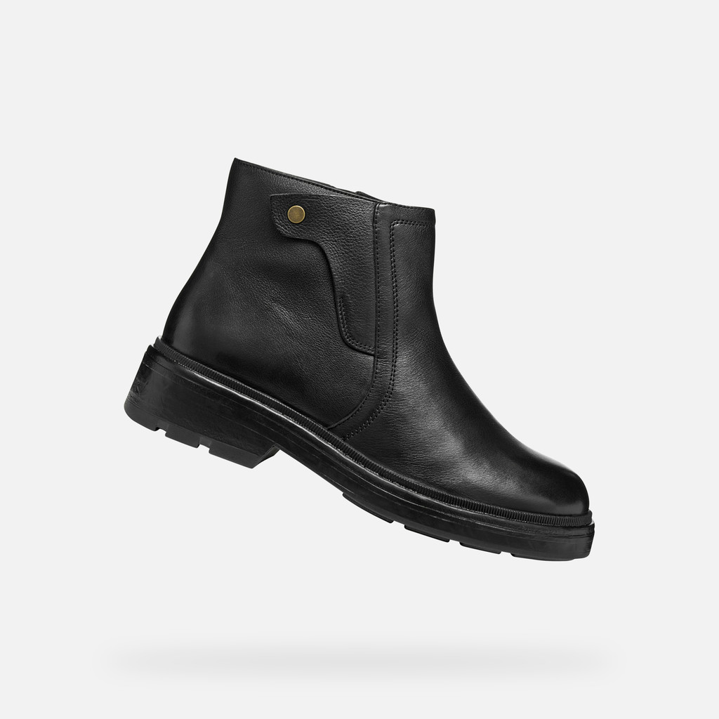 Geox Swelen Black Women's Ankle Boots - Ladies