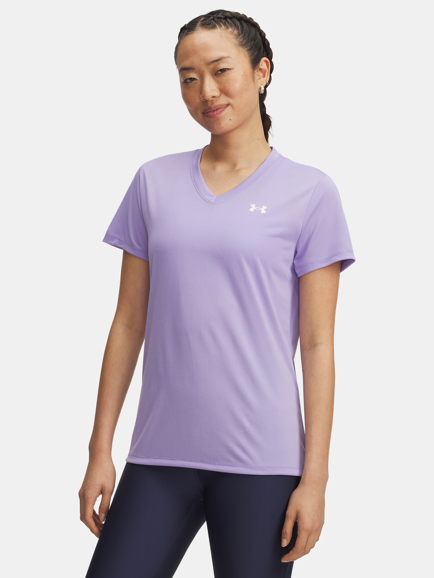 Under Armour Tech SSV Women's T-Shirt- Solid-PPL - Women's