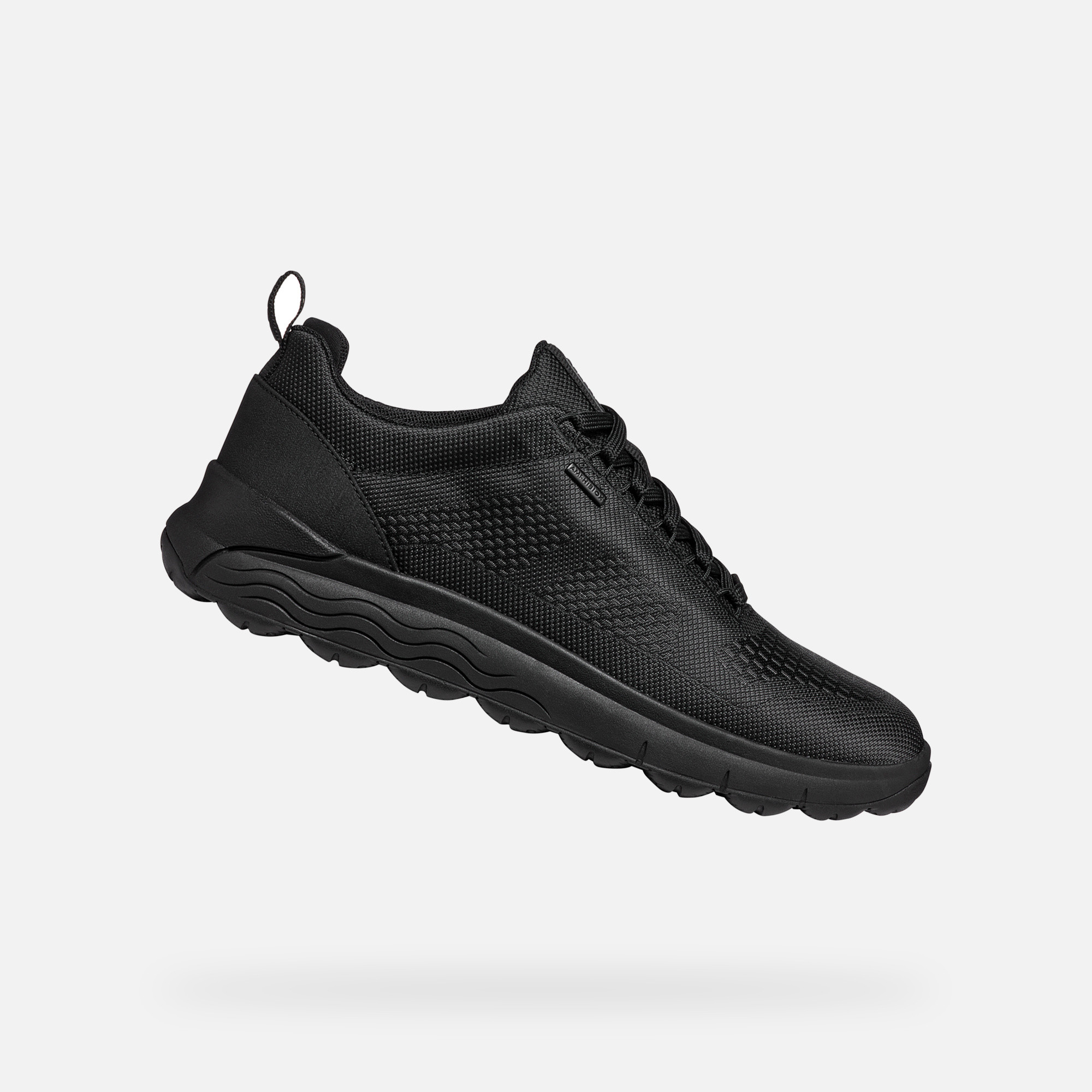 Black mens sneakers Geox Spherica 4X4 ABX - Mens