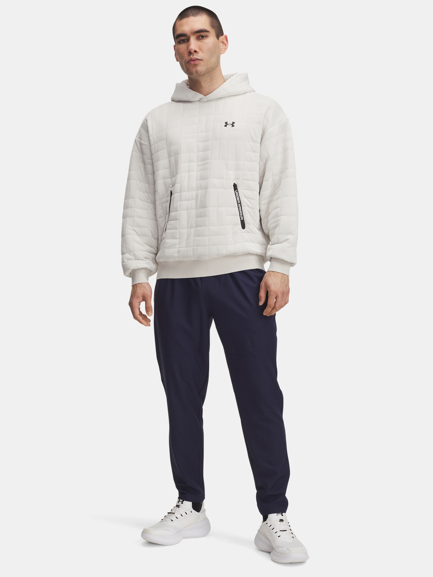 Men's Sports Pants Under Armour UA Unstoppable Tapered Pants-BLU - Men