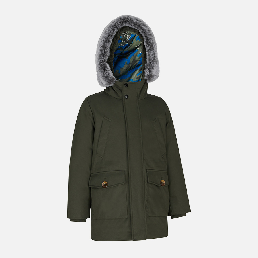 Khaki boys jacket Geox Norwolk - Boys