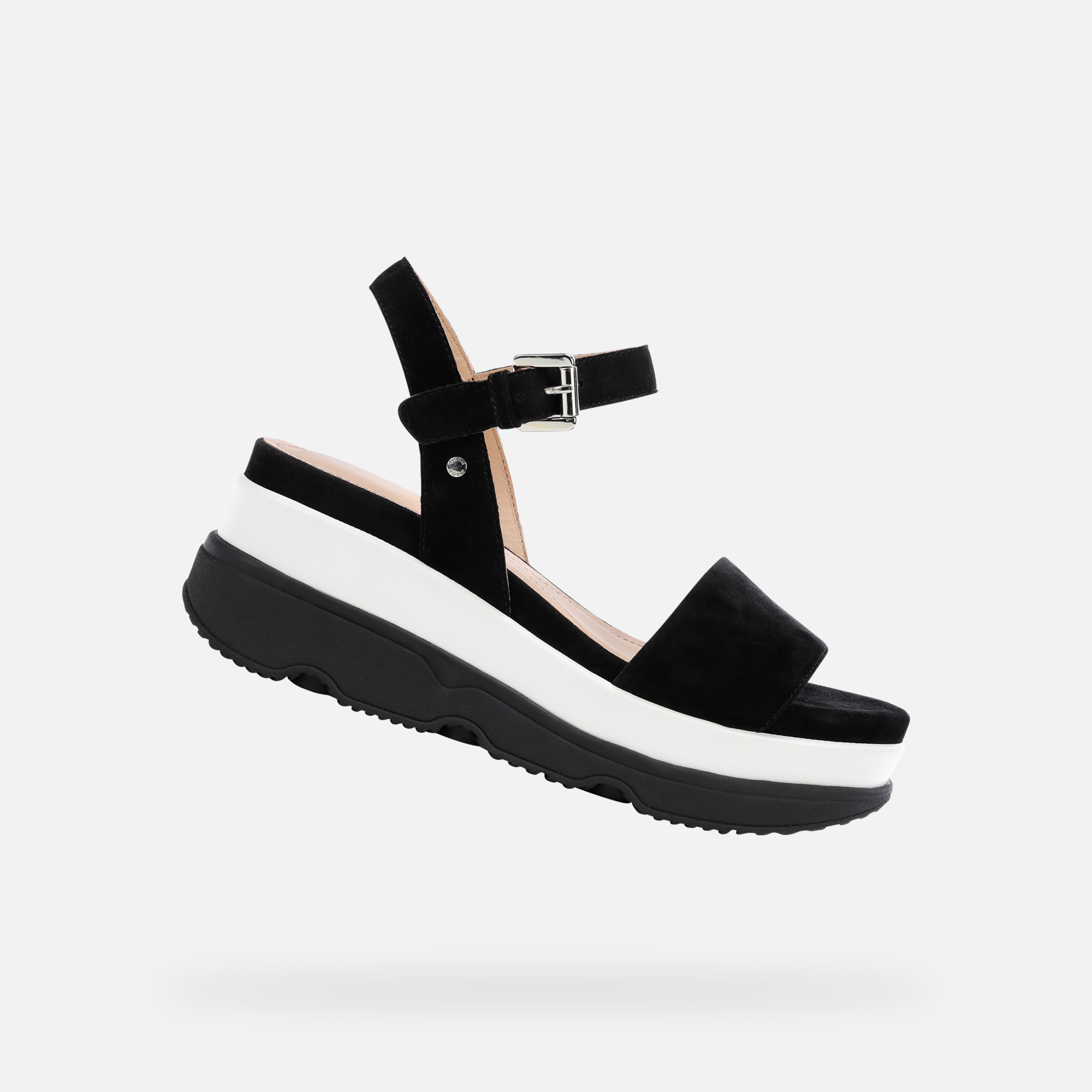 Black Women's Sandals Geox Gardenia - Women's