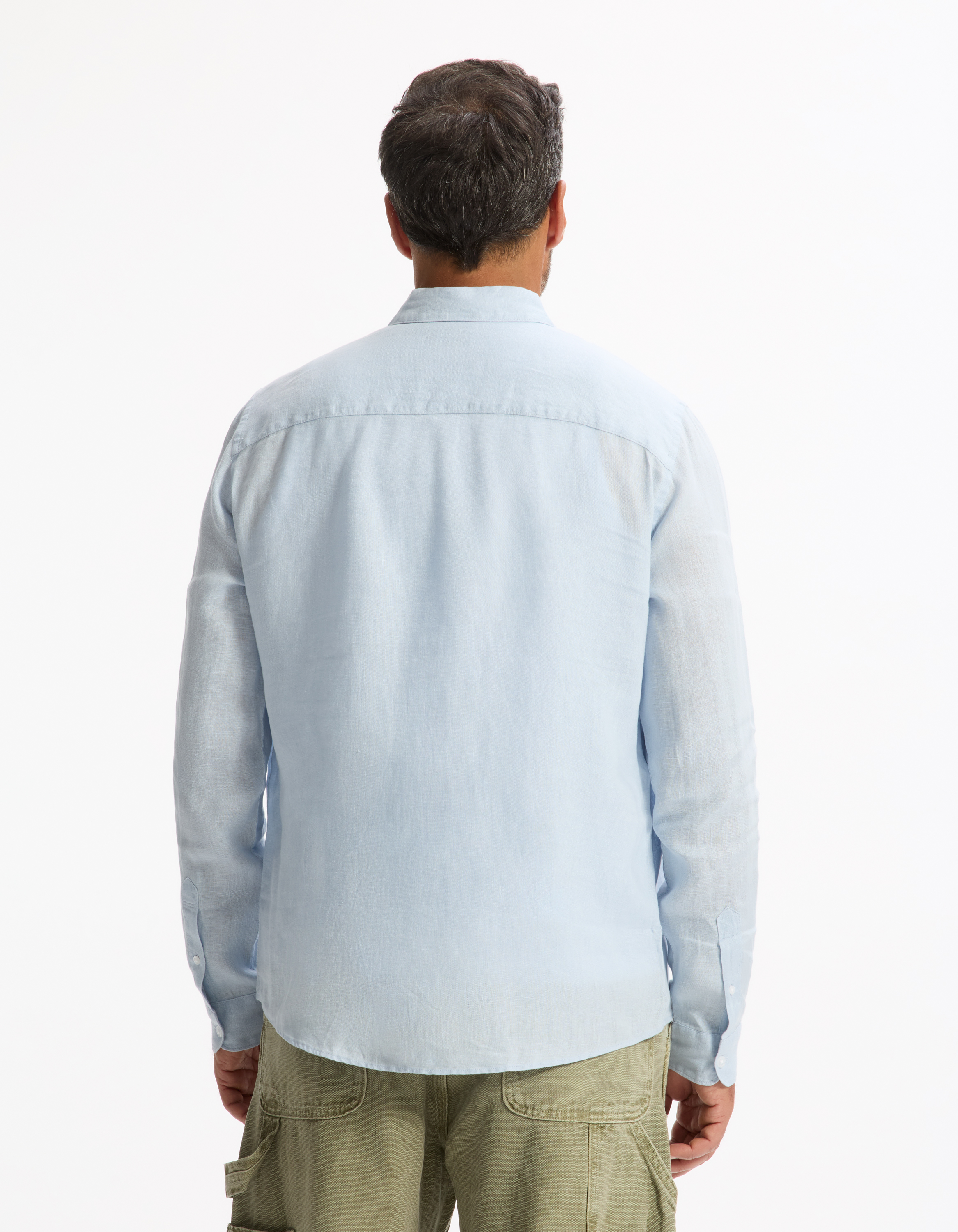 Camasi casual pentru barbati Celio - albastru deschis