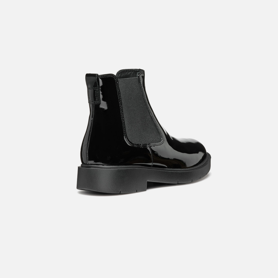 Black women's ankle boots Geox Spherica Ec1 - Women's