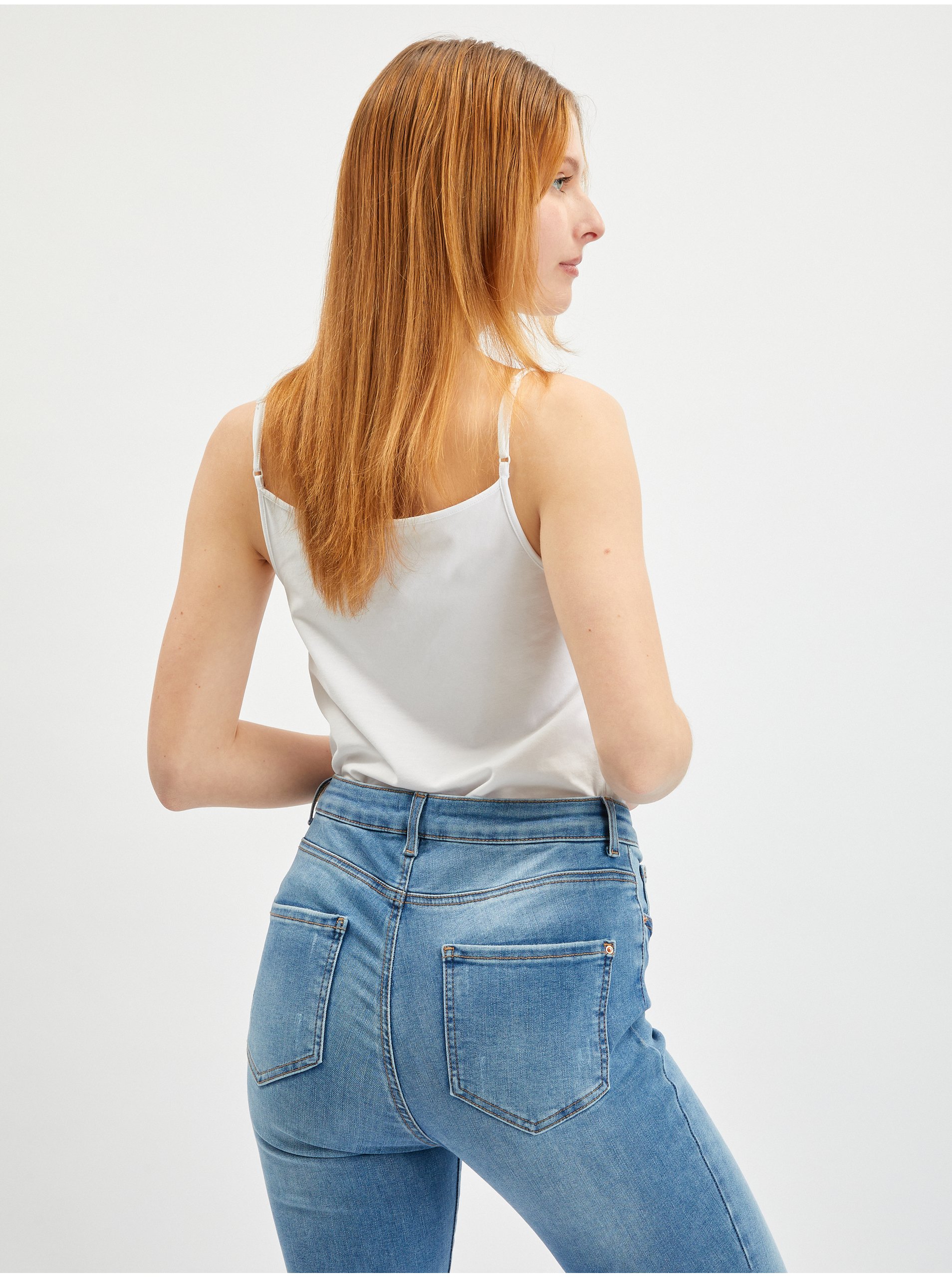 Skinny fit pentru femei ORSAY - albastru deschis
