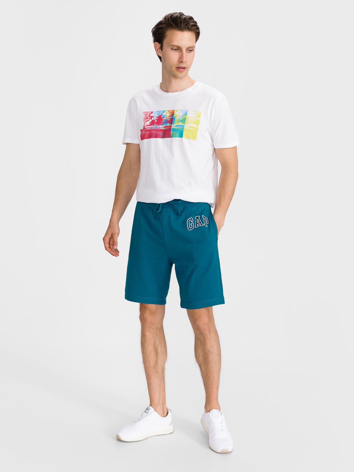 GAP Kraťasy Logo arc pantaloni scurți