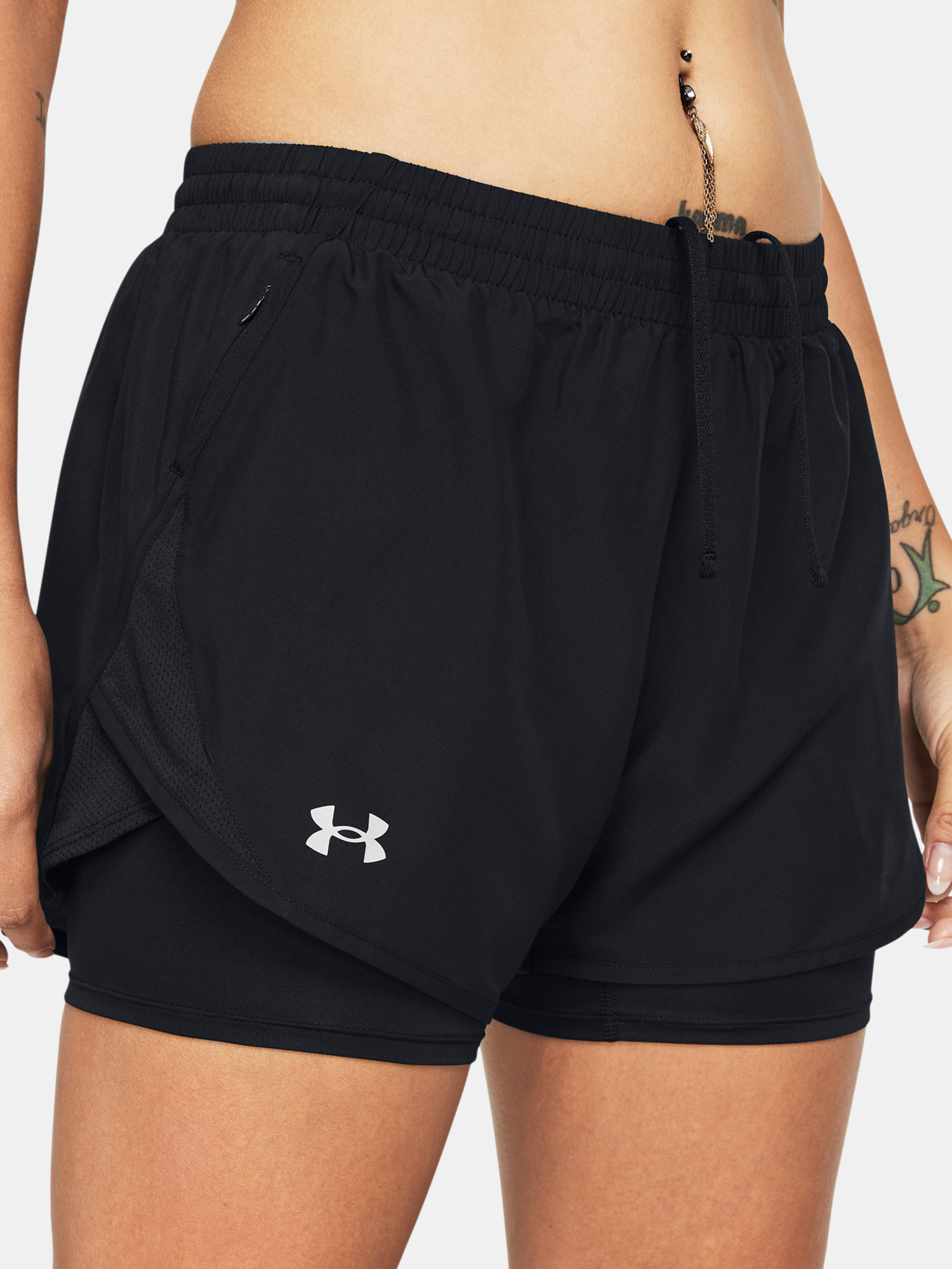 Pantaloni scurti pentru femei Under Armour - negru