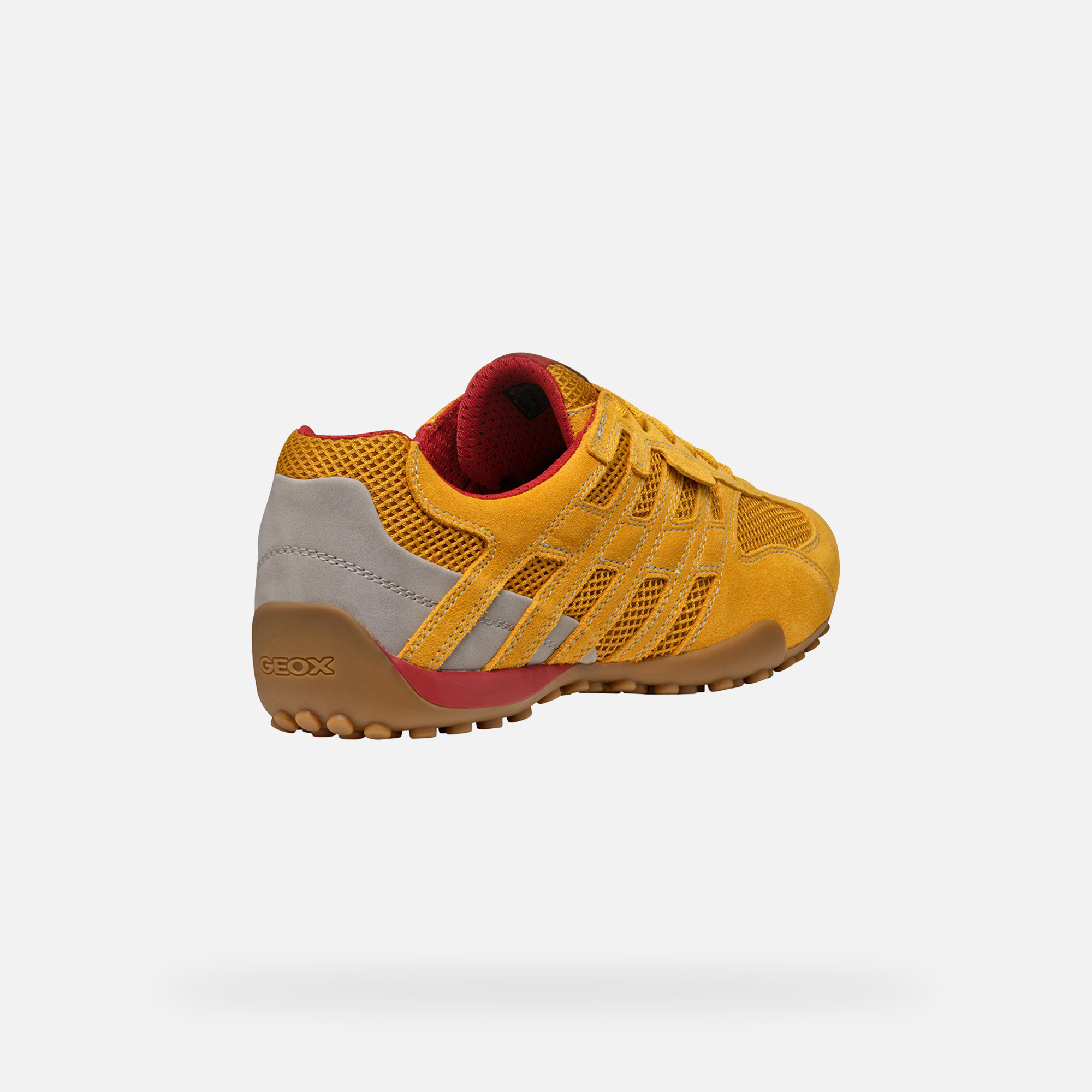 Yellow men's sneakers Geox Snake Original - Men's