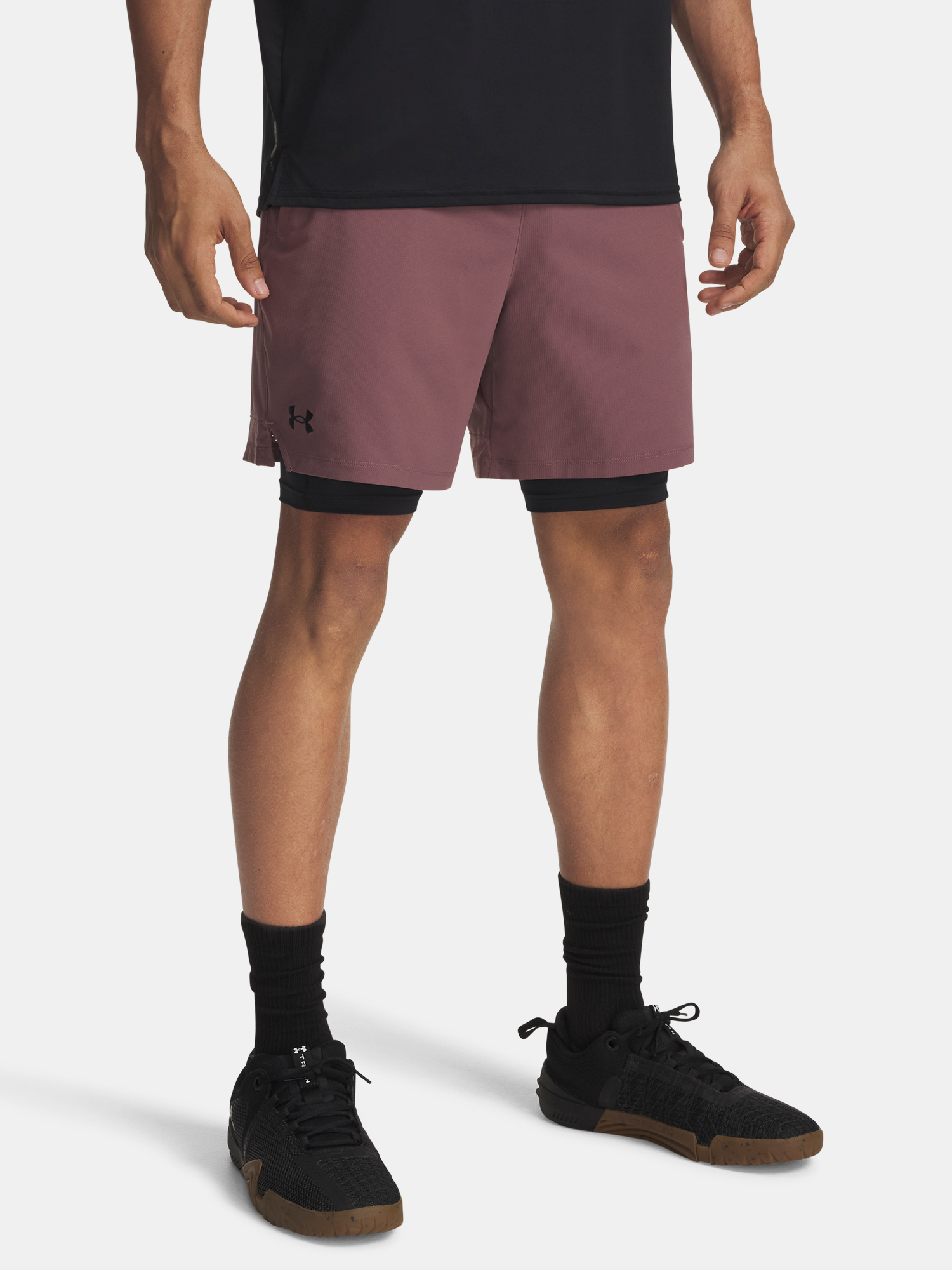 Mens shorts Under Armour UA Vanish Woven 2in1 Sts-BRN - Mens