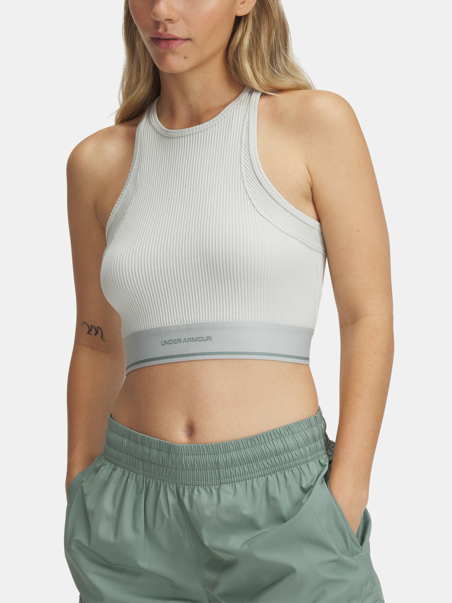 Dámské tílko Under Armour UA Meridian Rib Branded Tank - Dámské