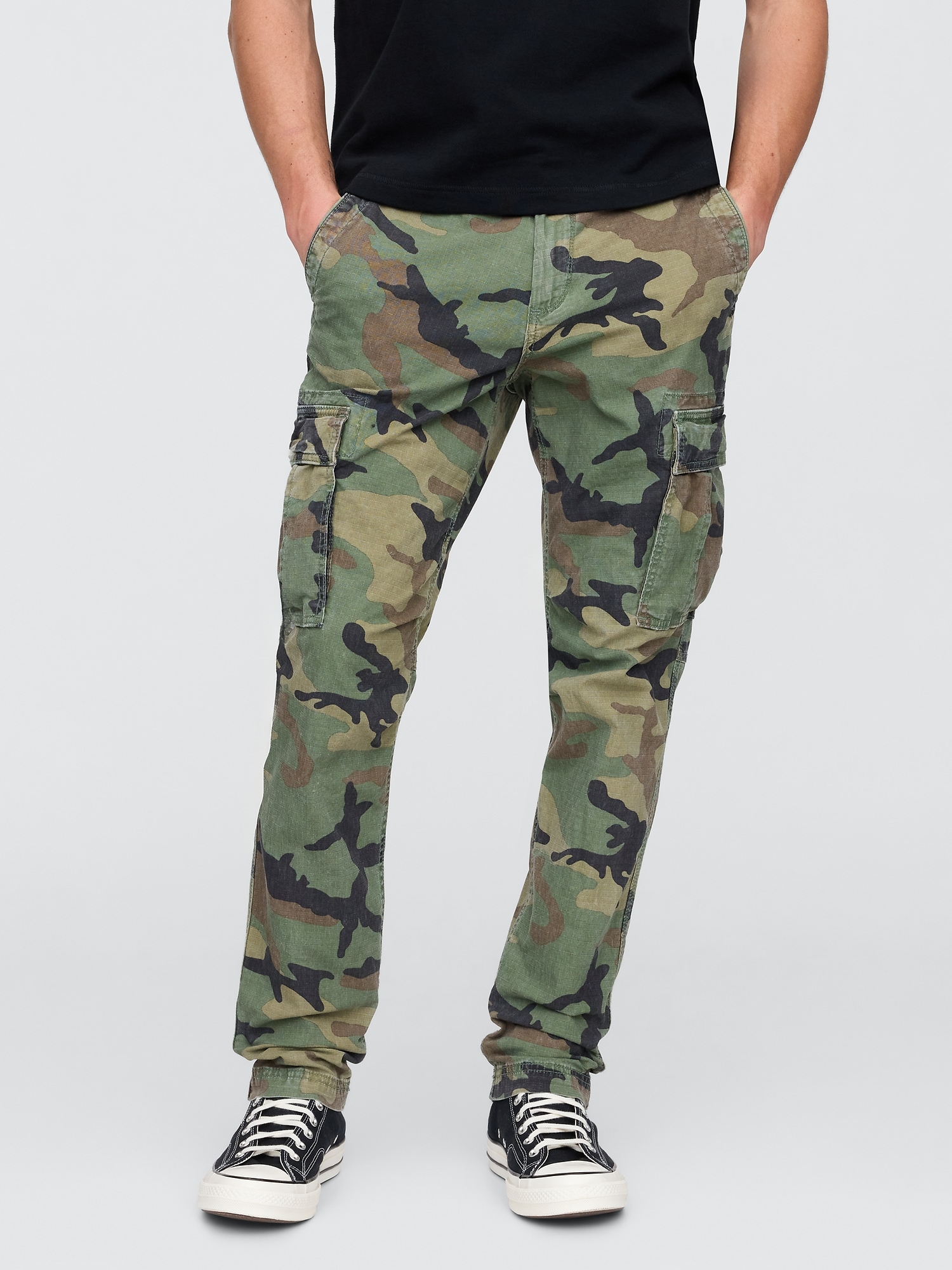 Pantaloni casual pentru barbati GAP - verde