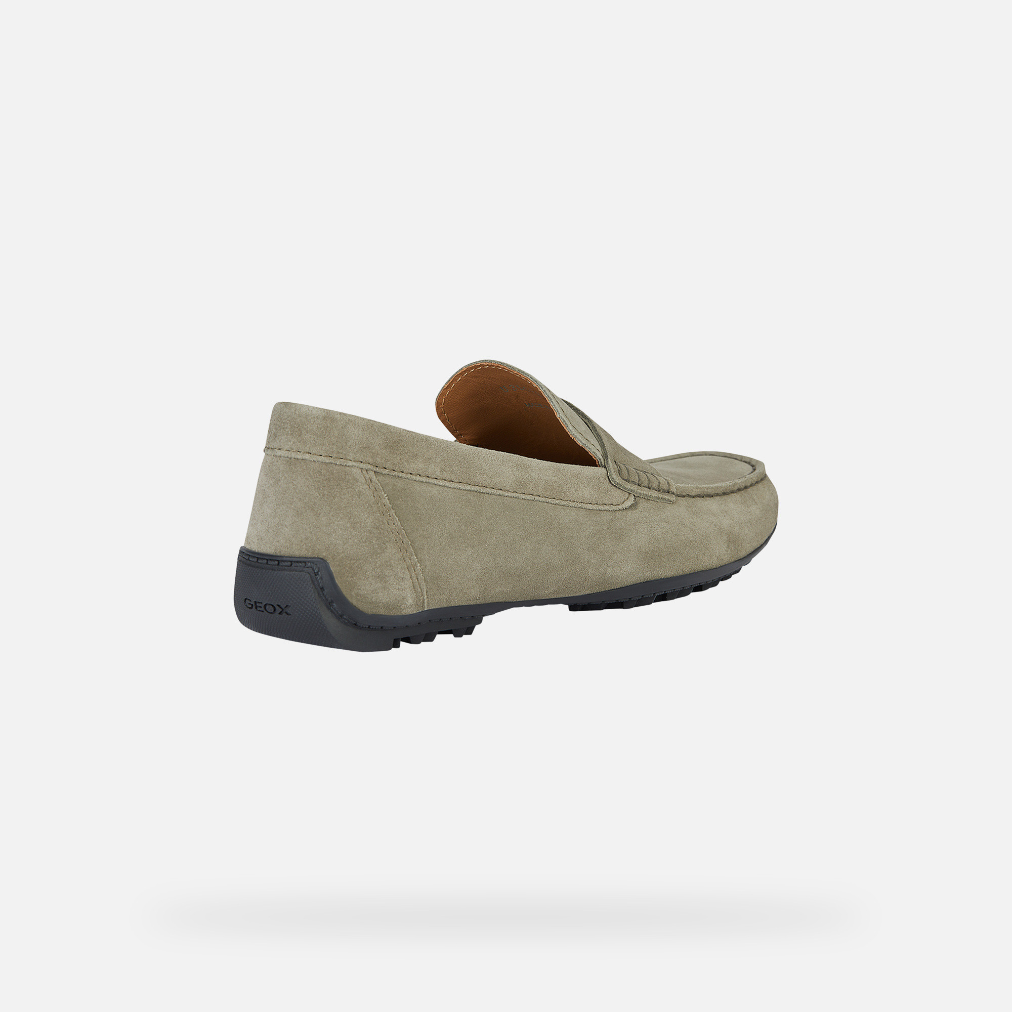 Light green men&#039;s moccasins Geox Kosmopolis + Grip - Men&#039;s