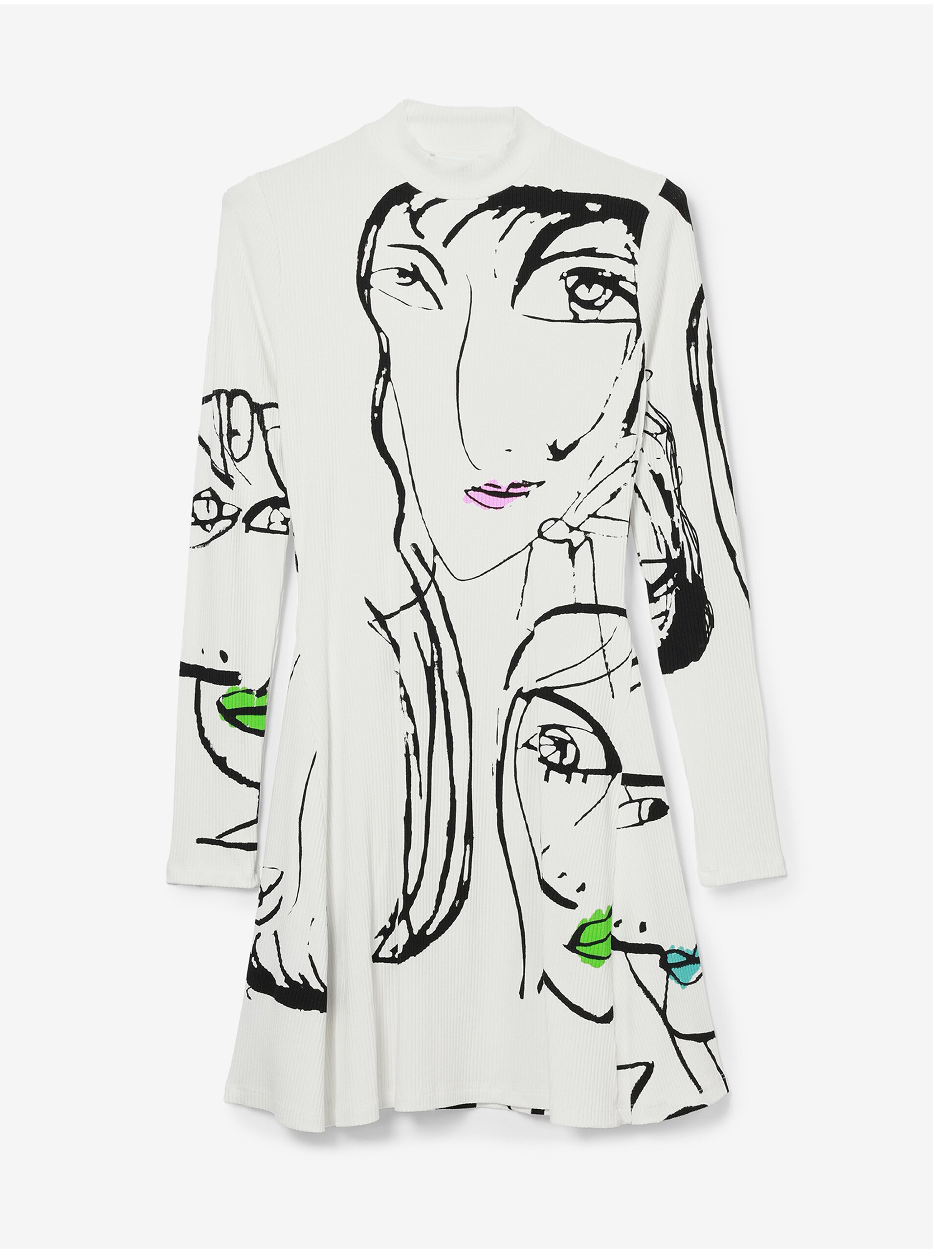 Women's patterned dress Desigual Oregon - Women