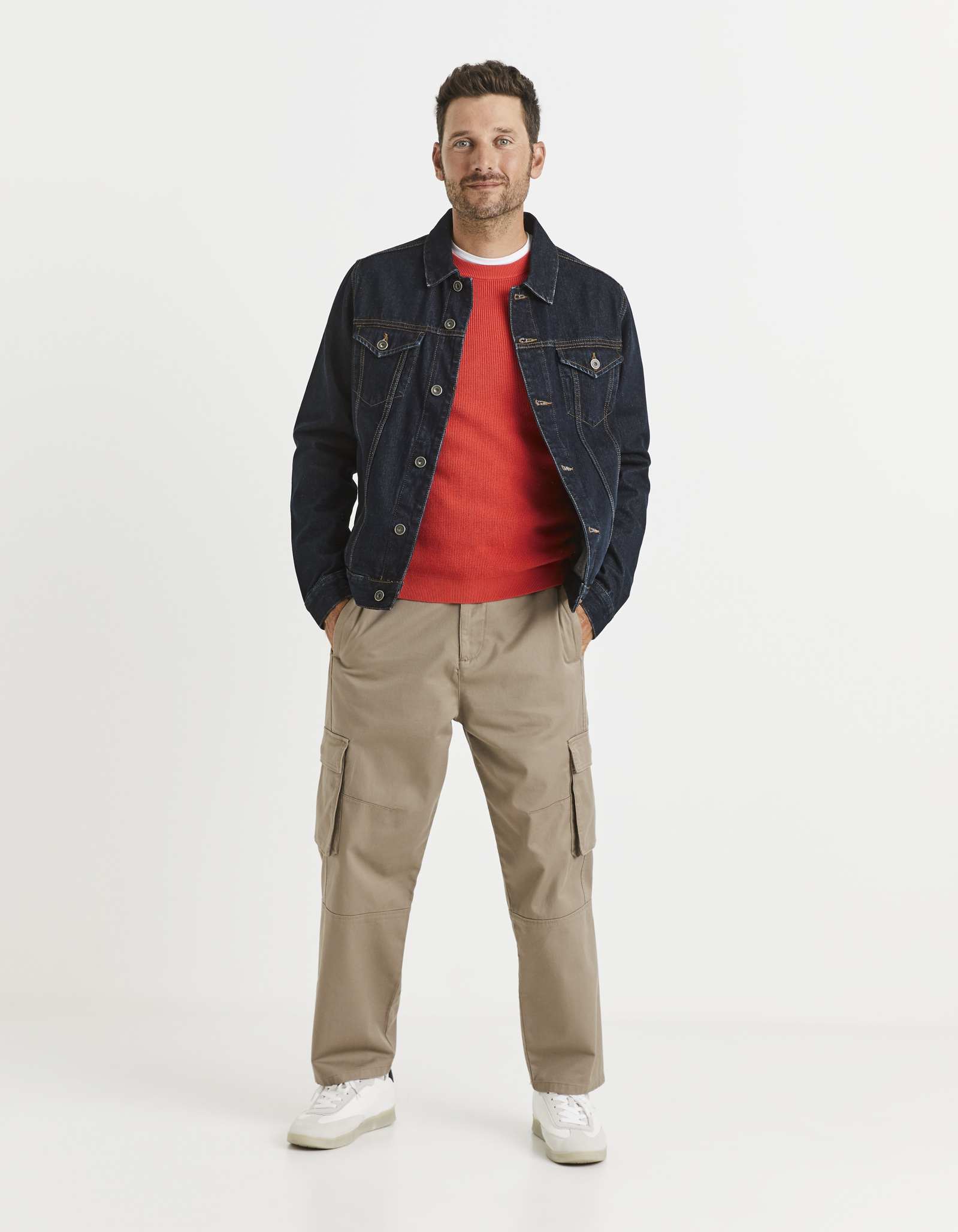 Pantaloni casual pentru barbati Celio - bej