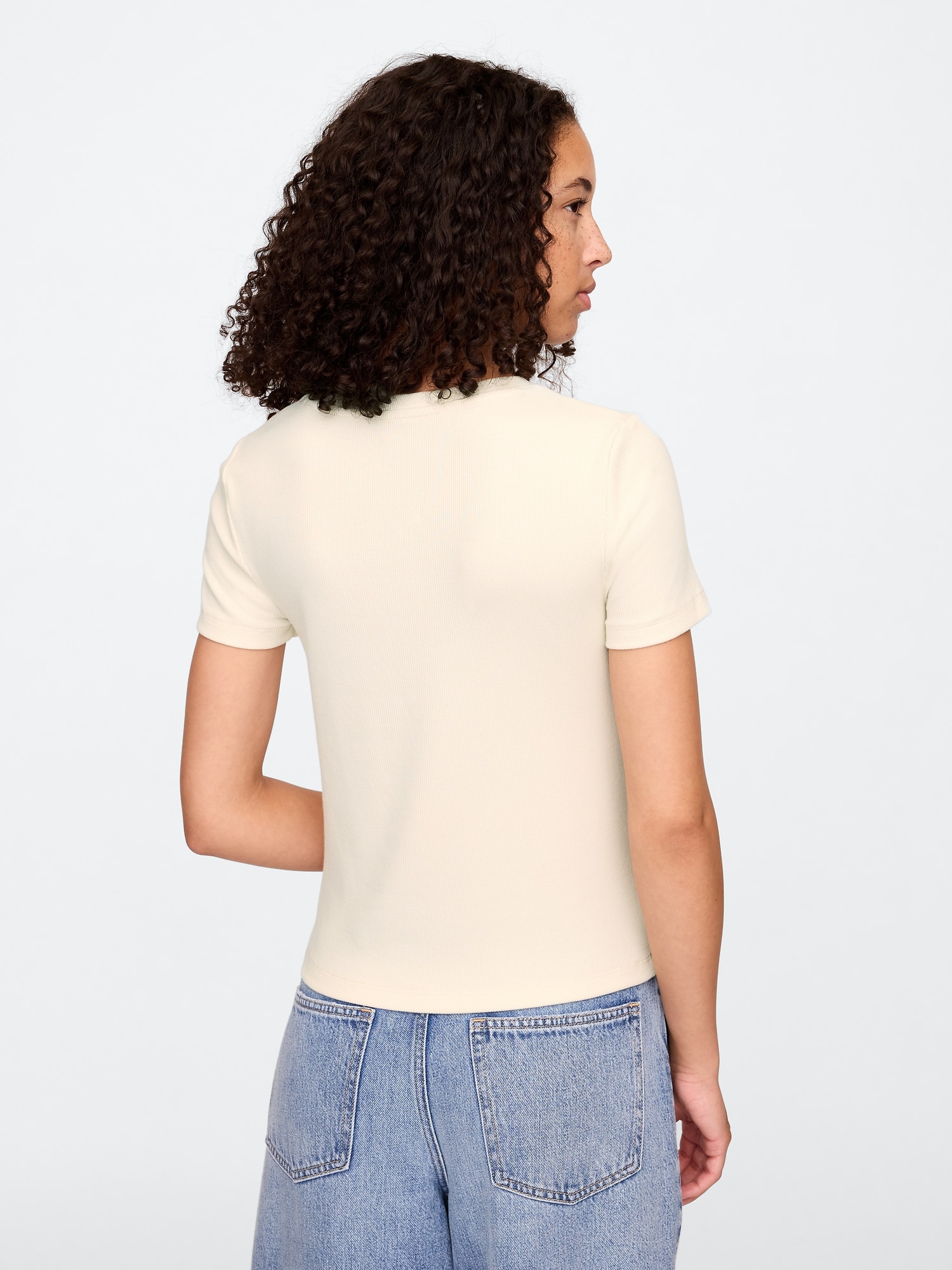 GAP Crop T-shirt with logo - Women&#039;s