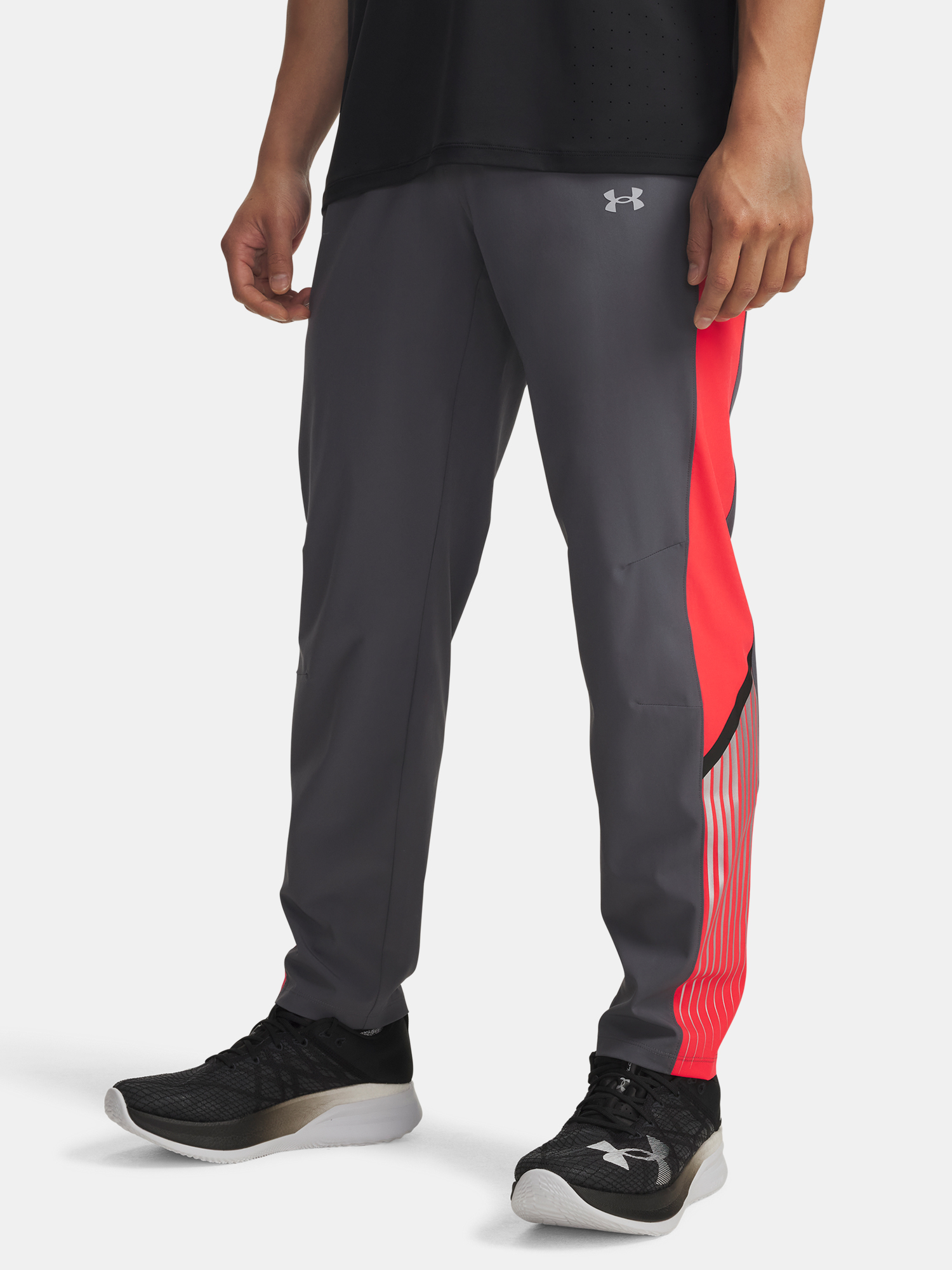 Men's Under Armour UA Velociti Storm Pant-GRY Sports Trousers - Mens