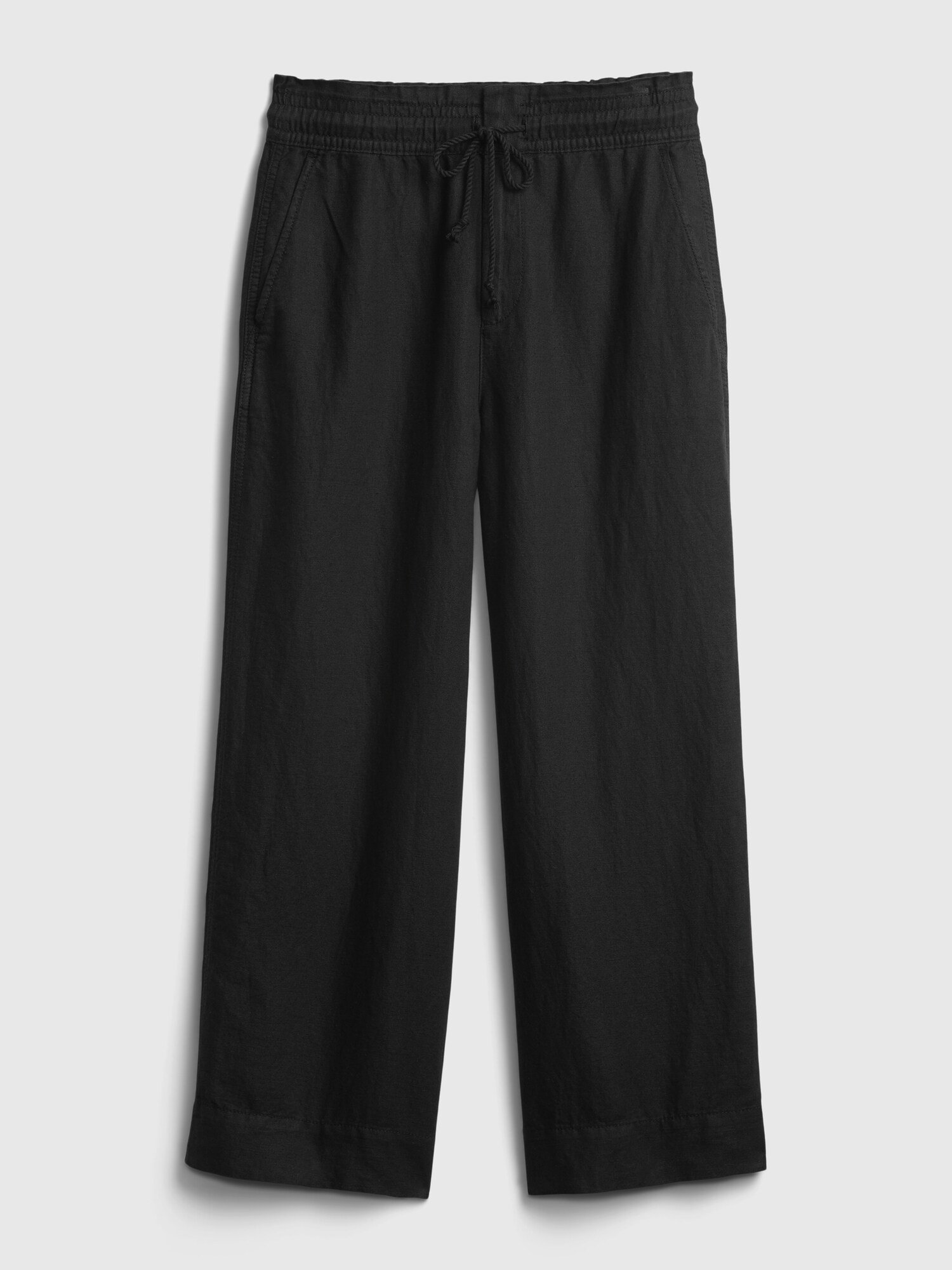 GAP Kalhoty hr linen wide leg - Dámské