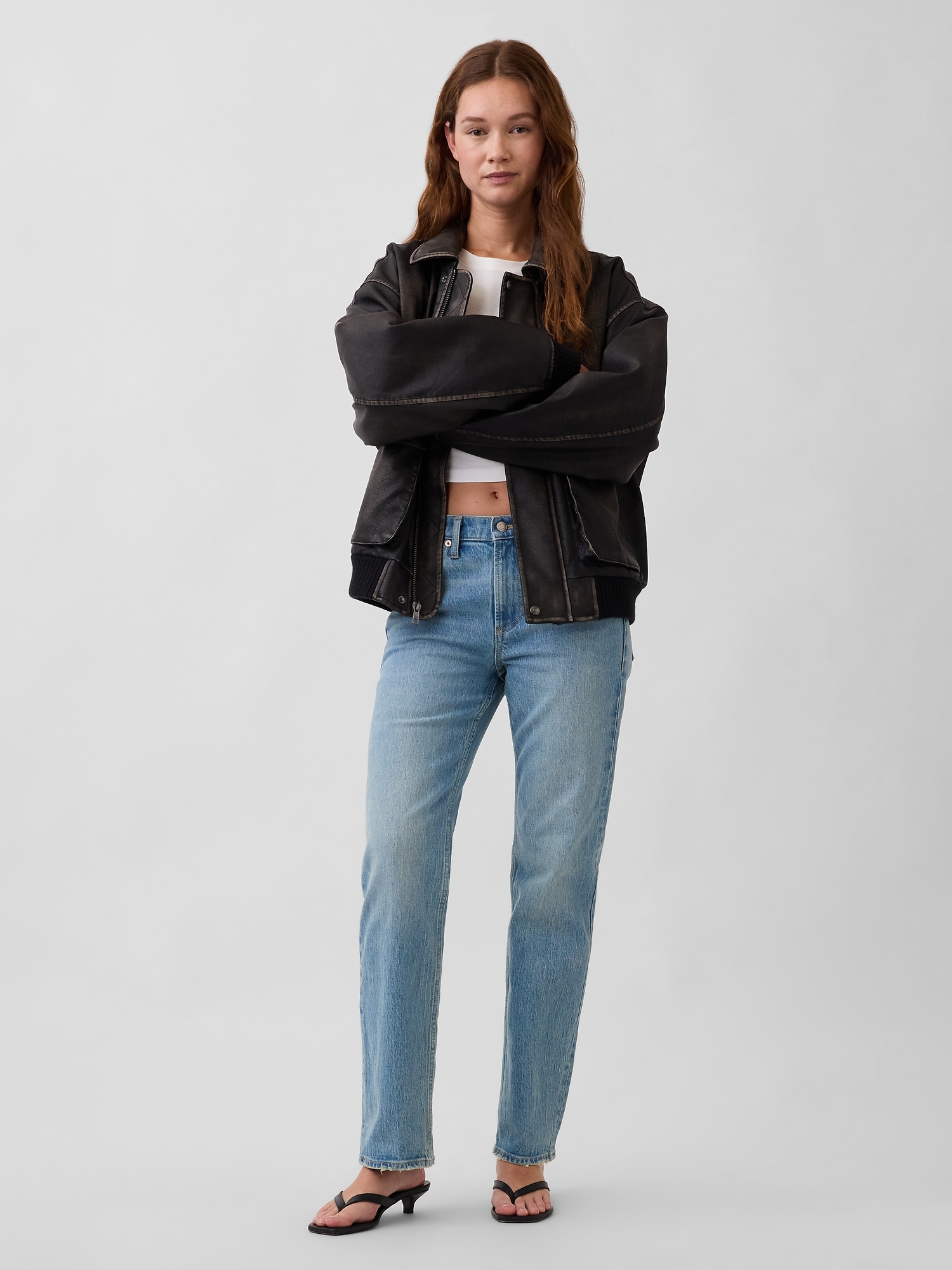 GAP Jeans Mid Rise Relaxed Straight