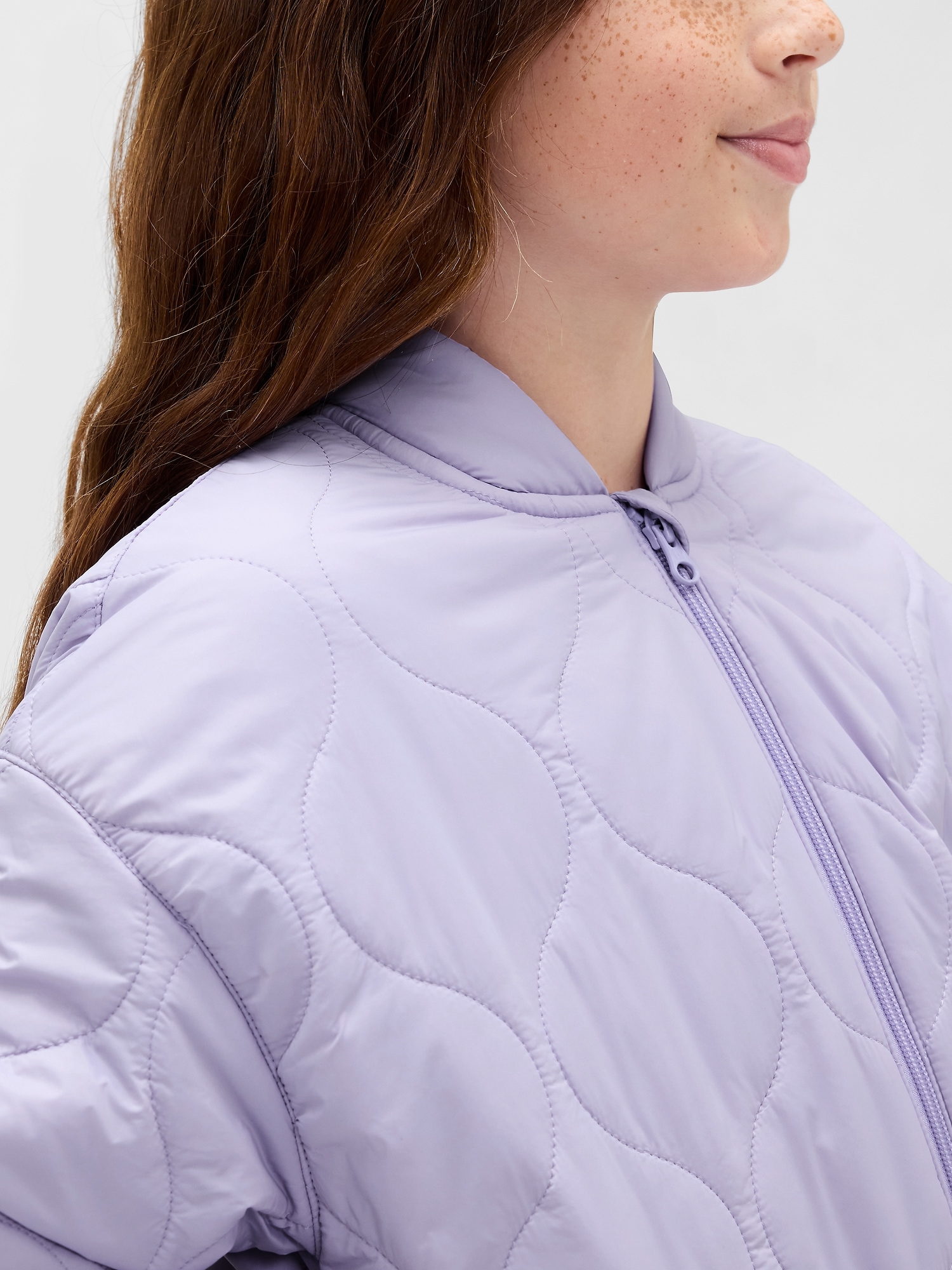 GAP Children's Quilted Waterproof Jacket PrimaLoft® - Girls