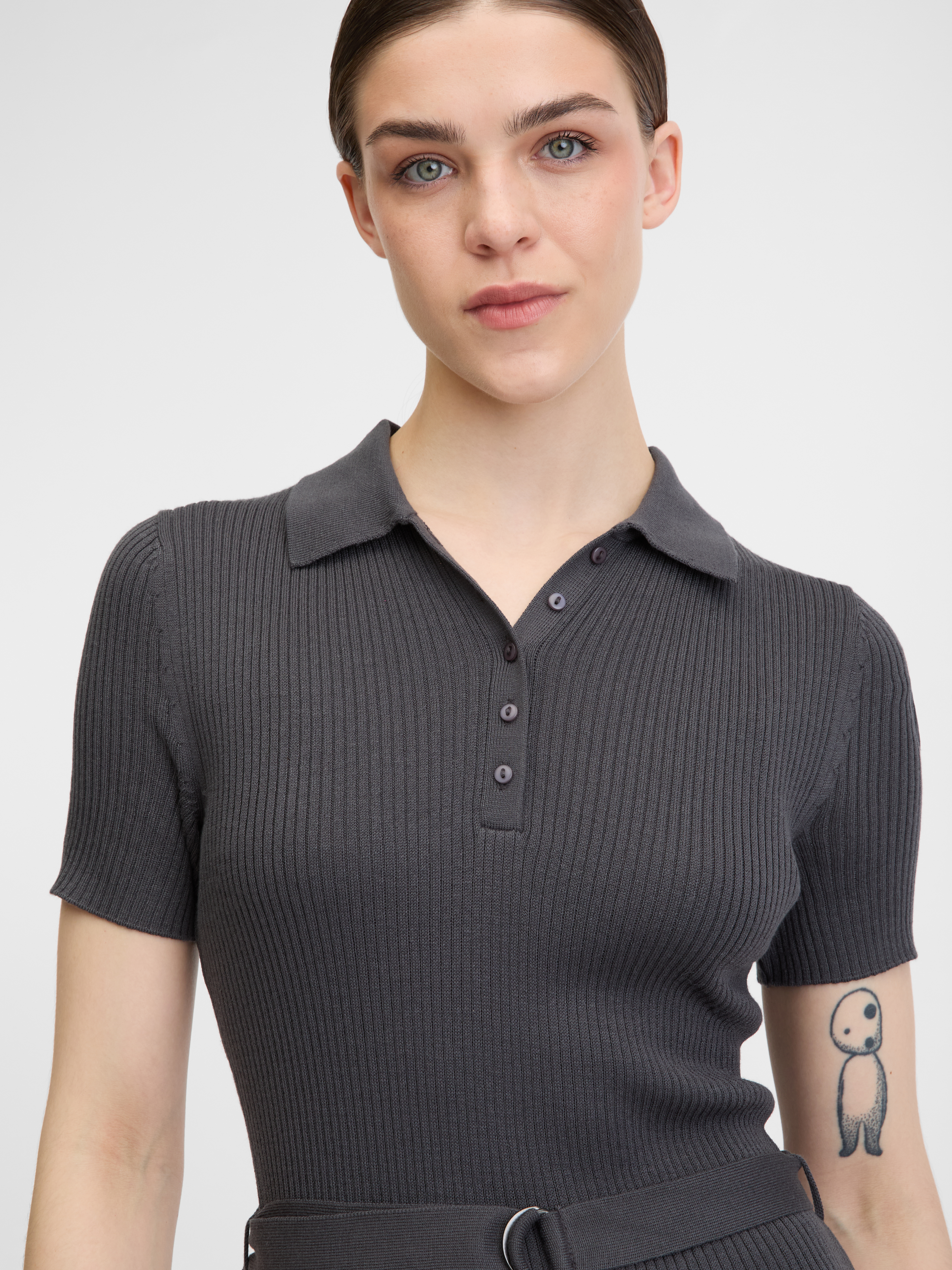 Orsay Dark gray women's dress - Women's