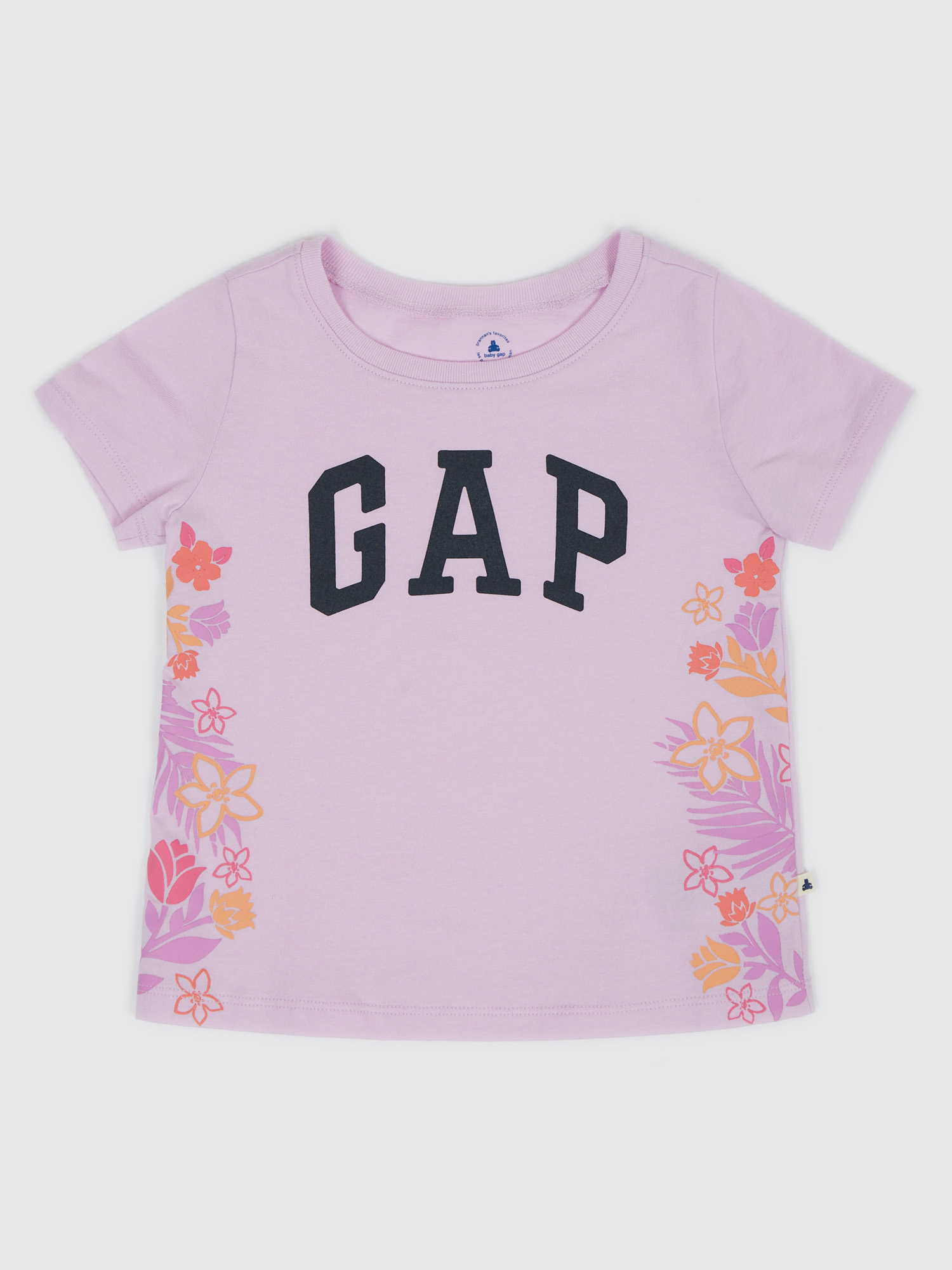 GAP Children's T-shirt With Logo And Flowers - Girls