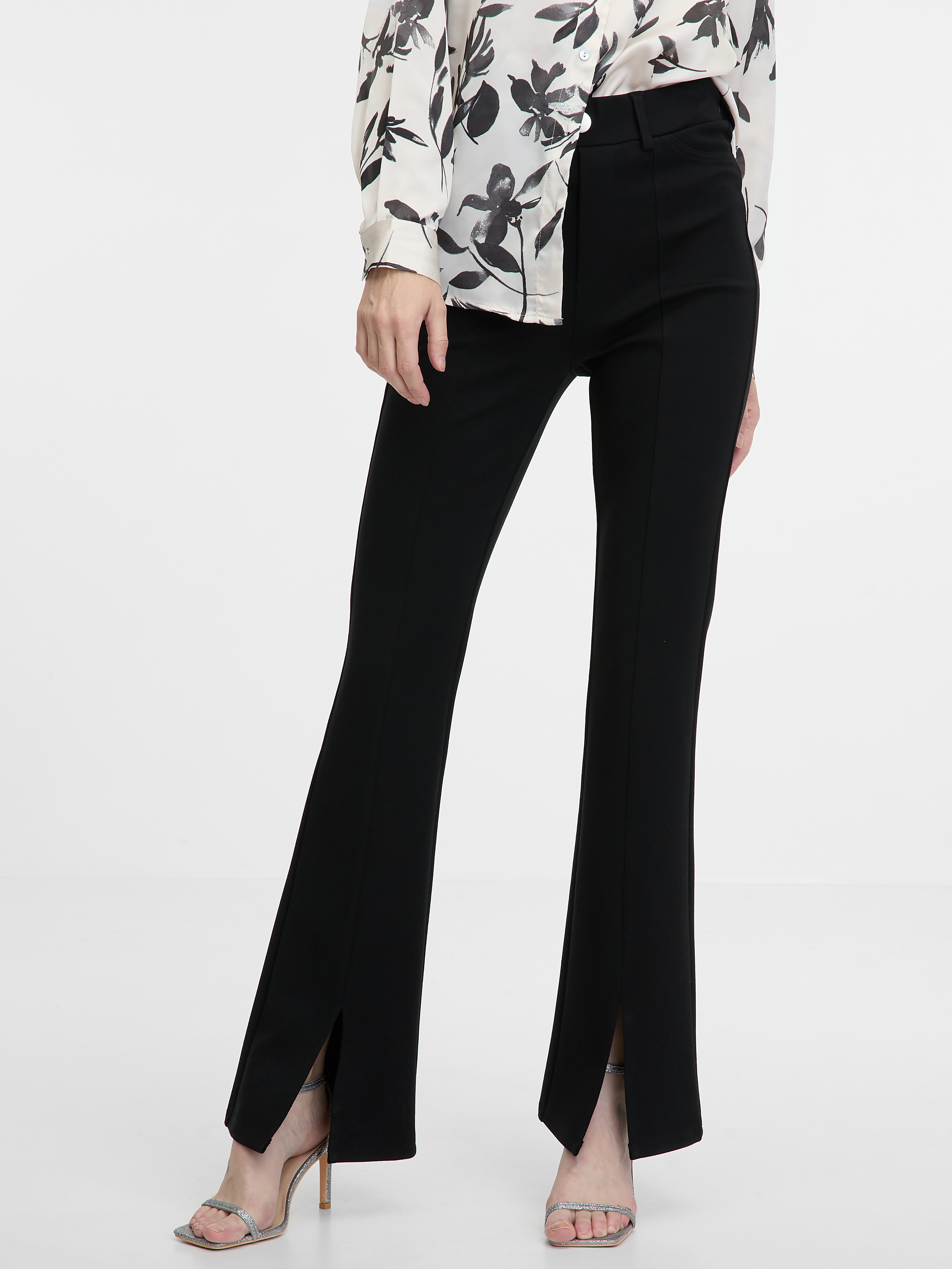 Black womens bootcut trousers ORSAY - Womens