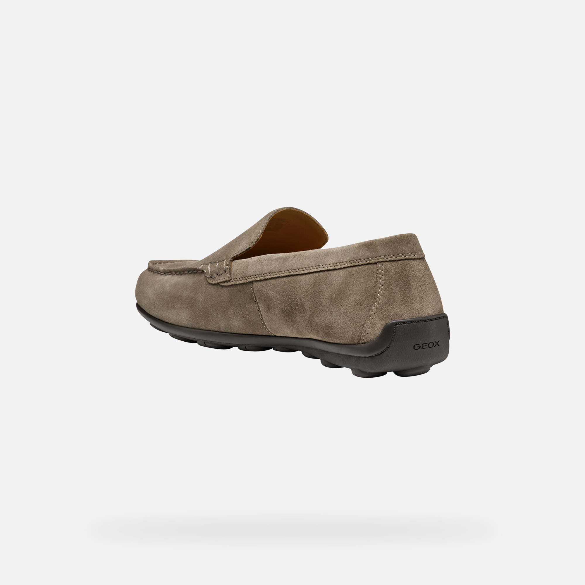 Light grey men&#039;s moccasins Geox Spherica EC16 - Men&#039;s
