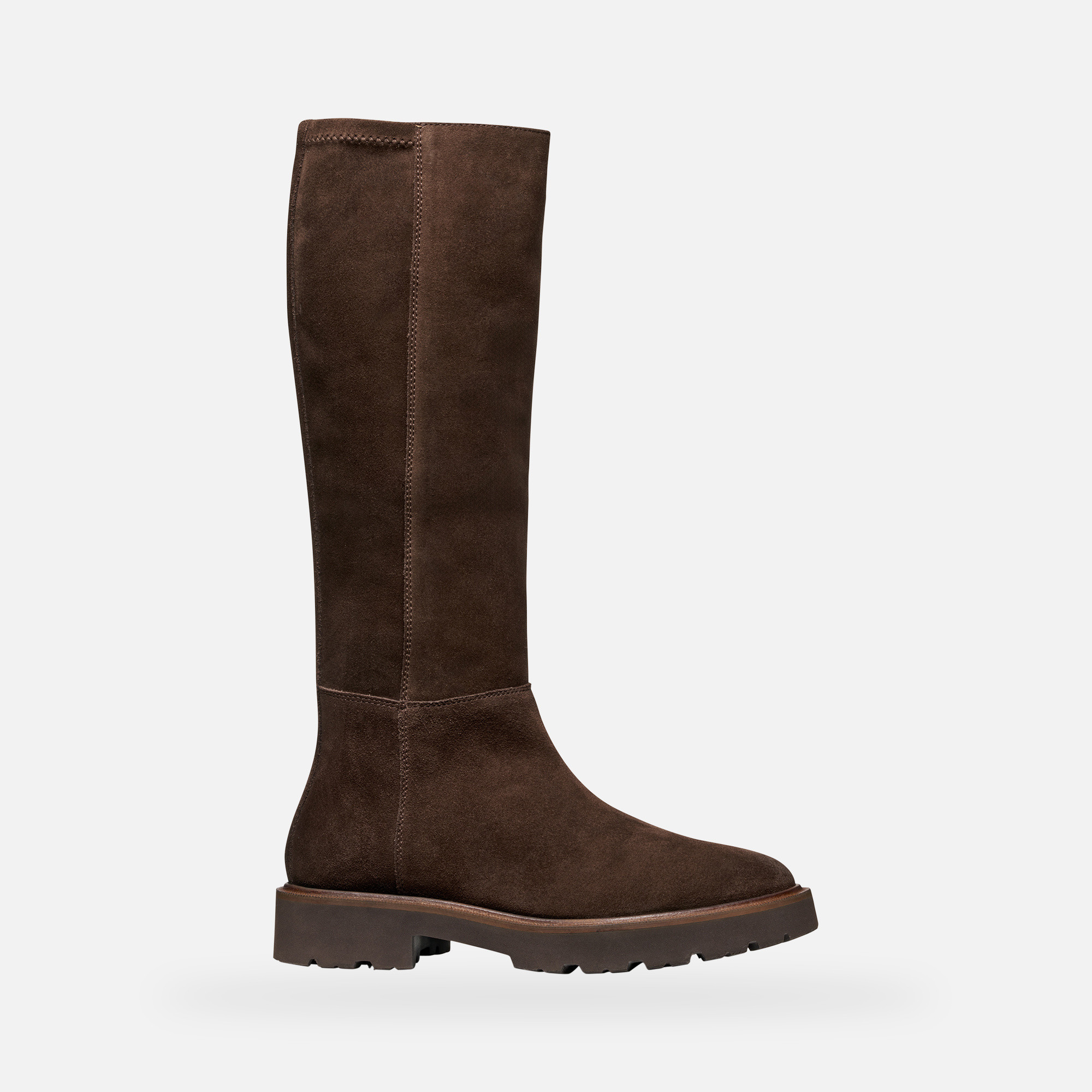 Dark brown womens boots Geox Norize - Womens