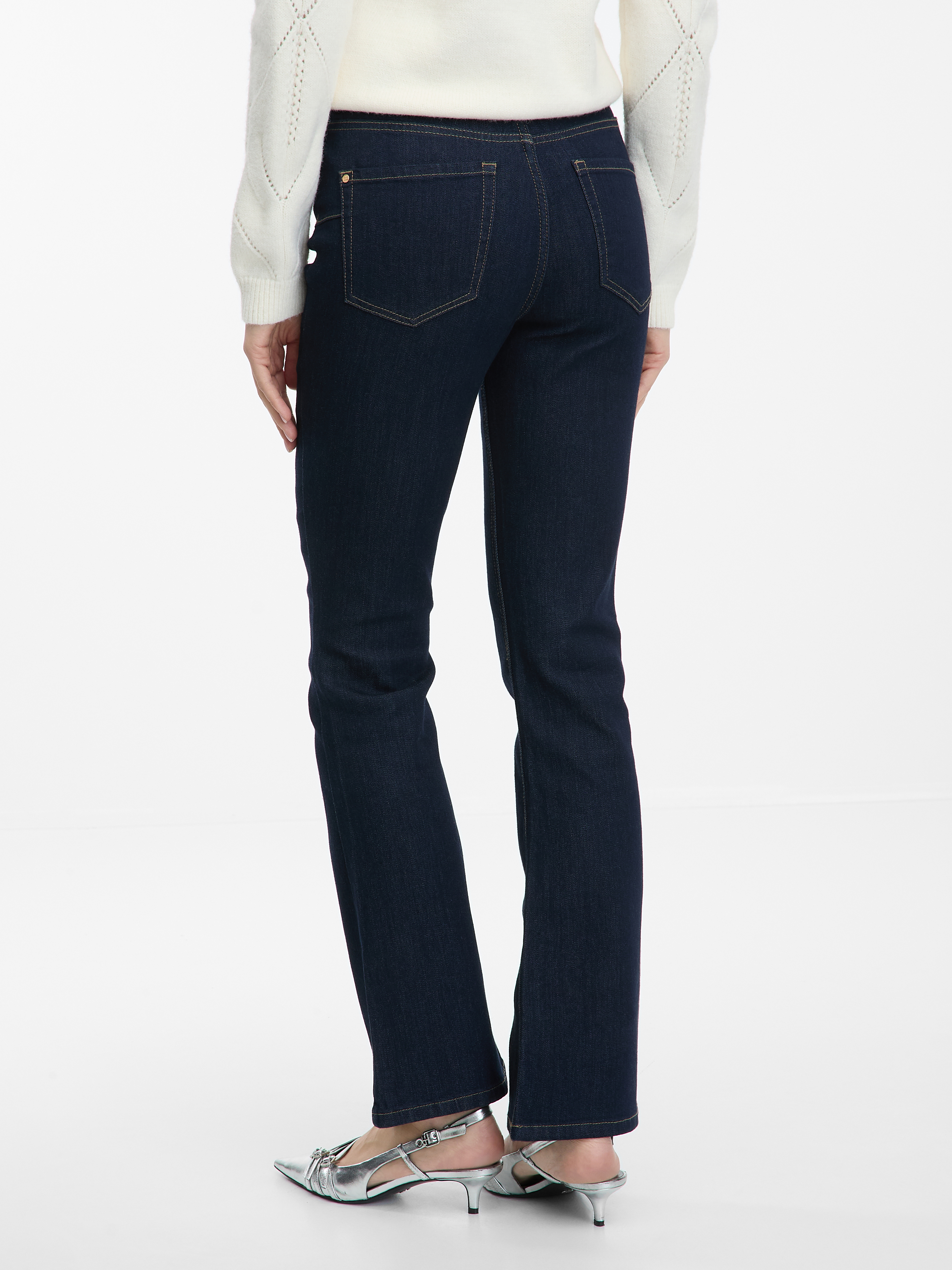 Dark blue women&#039;s bootcut jeans ORSAY - Women&#039;s